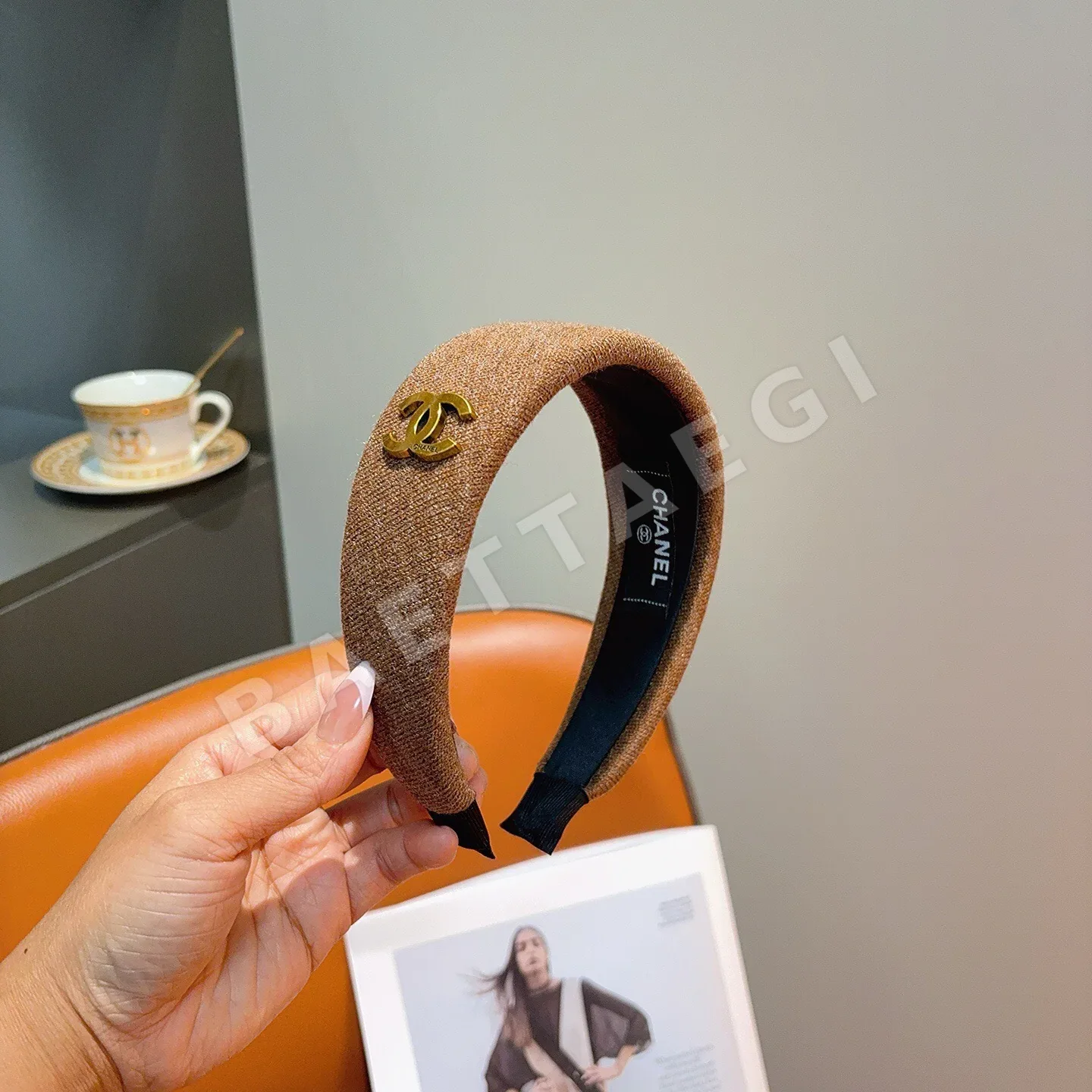샤넬 와이드 헤어밴드 183165