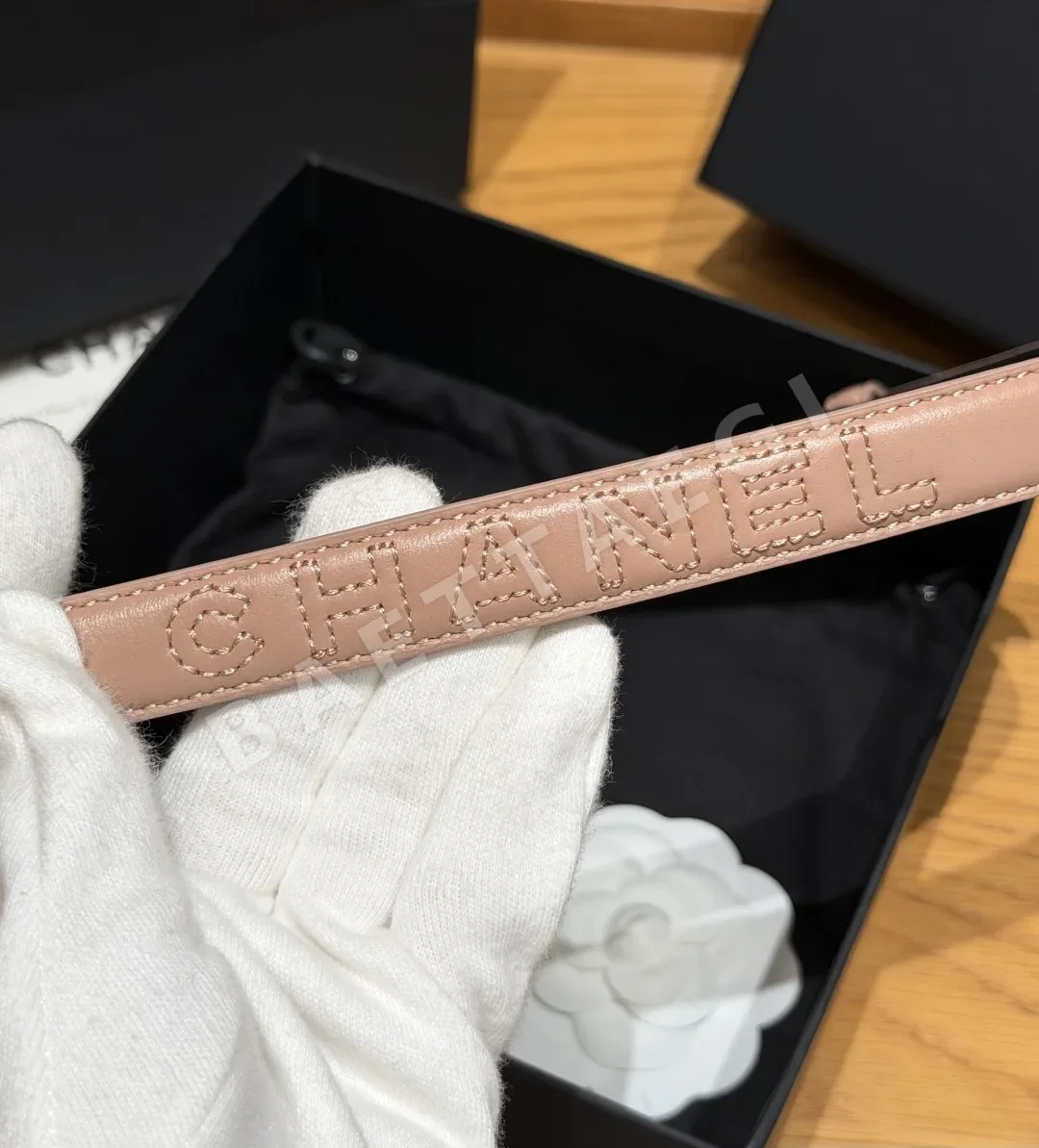 샤넬 퀼팅 램스킨 벨트 20mm 상세 이미지 8