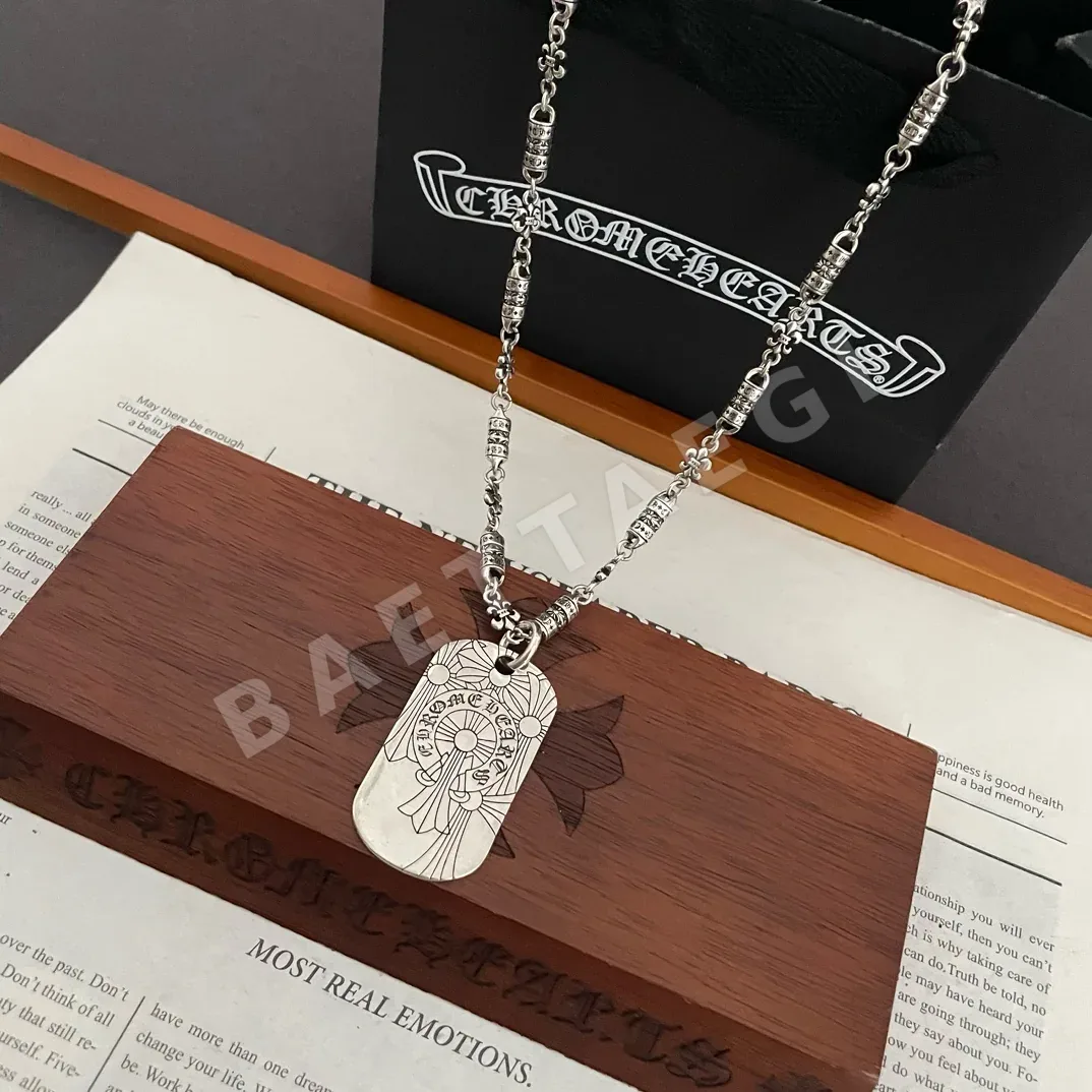 크롬하츠 클래식 뱀부 펜던트 목걸이 상세 이미지 2