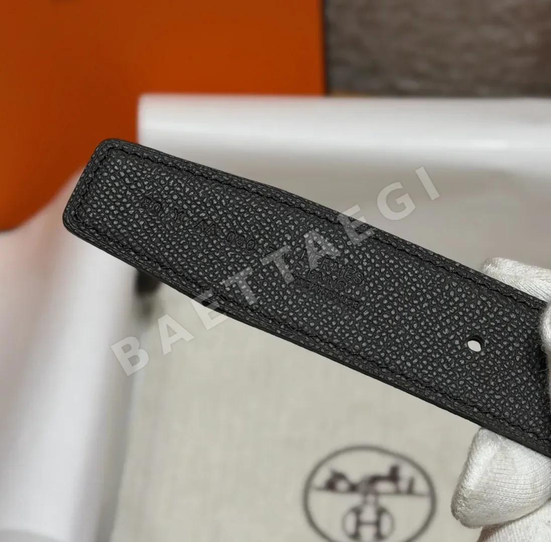 에르메스 38mm 리버시블 송아지가죽 벨트 상세 이미지 4