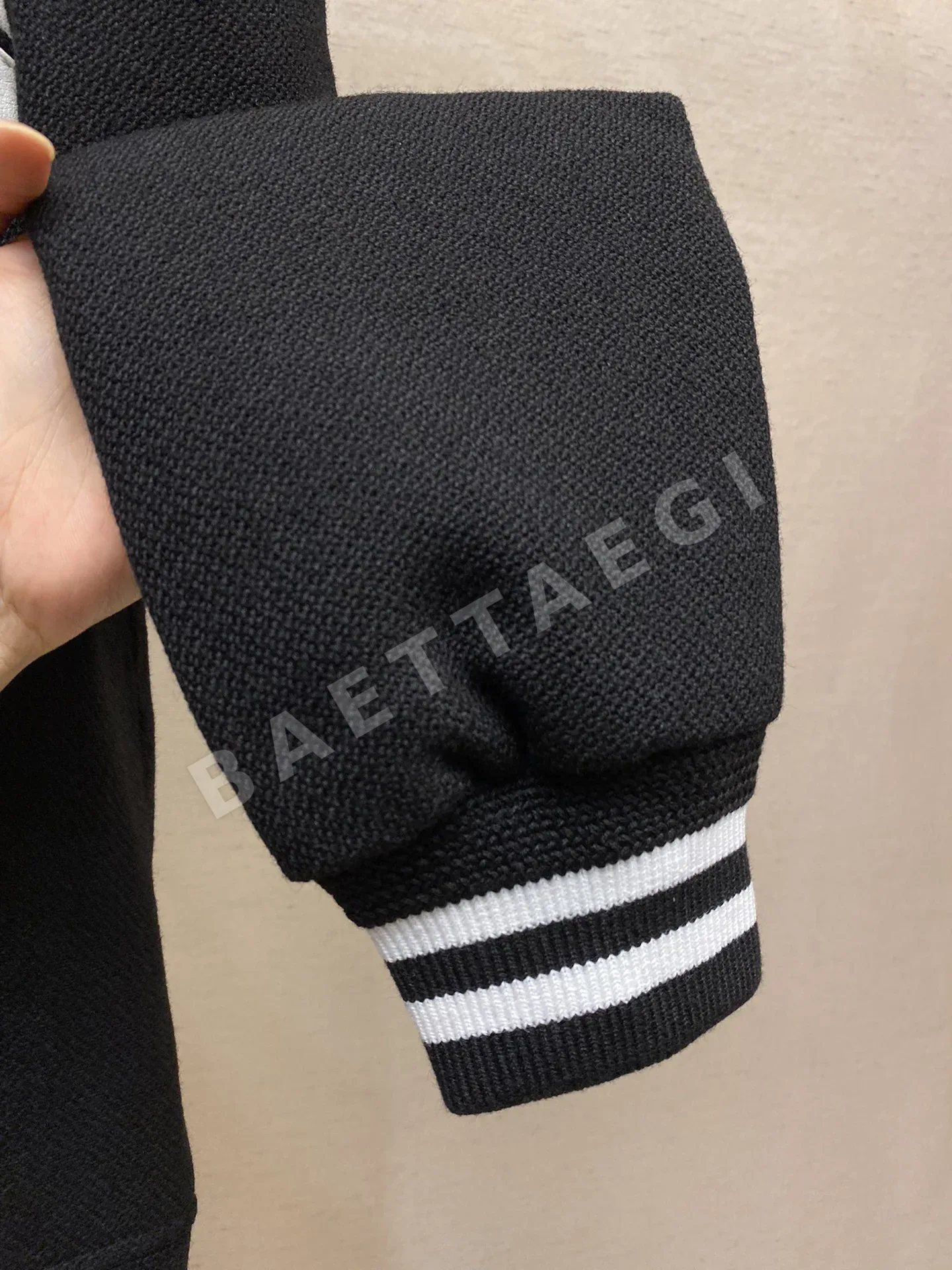 생로랑 울 패치워크 베이스볼 자켓 남성 자켓 상세 이미지 7