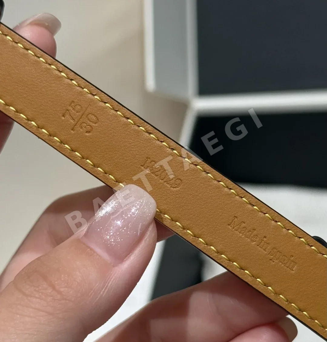 로에베 아나그램 메탈 버클 카프스킨 벨트 상세 이미지 6