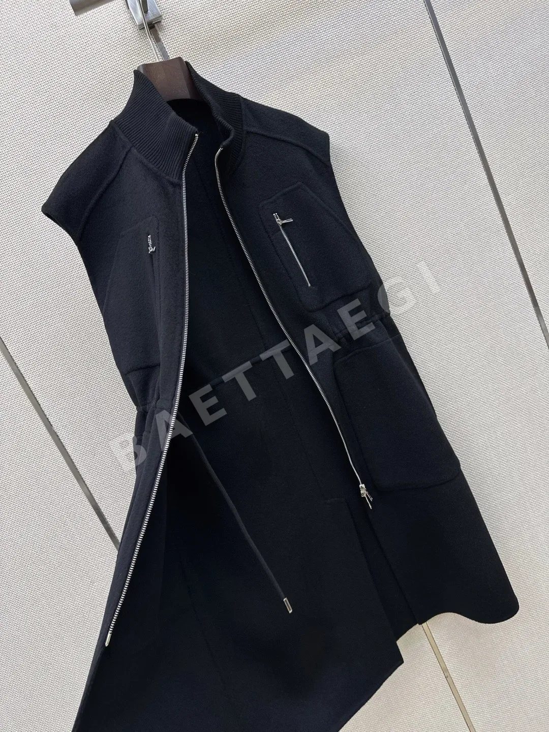 에르메스 울 캐시미어 양면 나일론 여성 조끼 상세 이미지 7