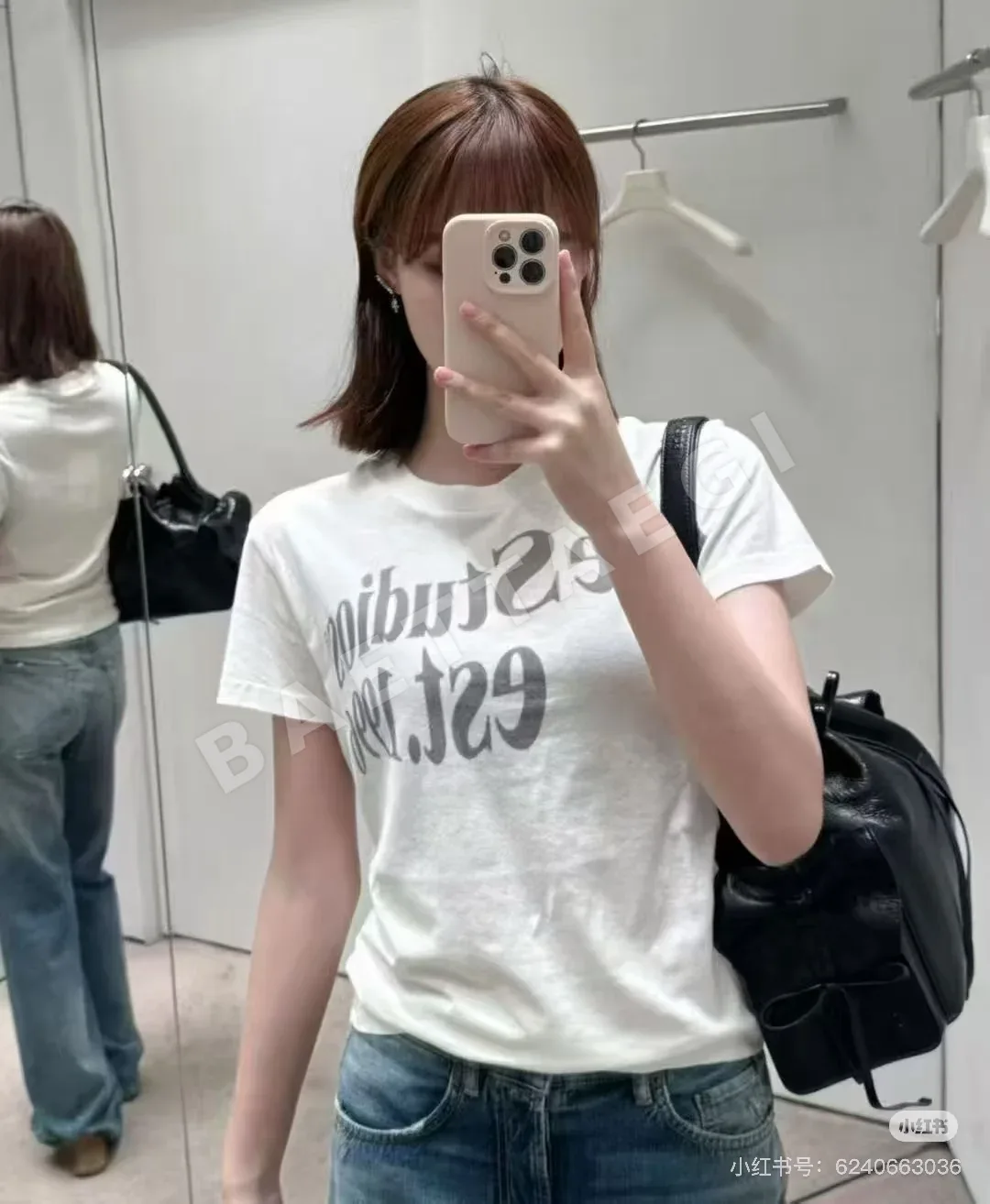 디올 여성 크루넥 코튼 반팔 티셔츠 상세 이미지 4