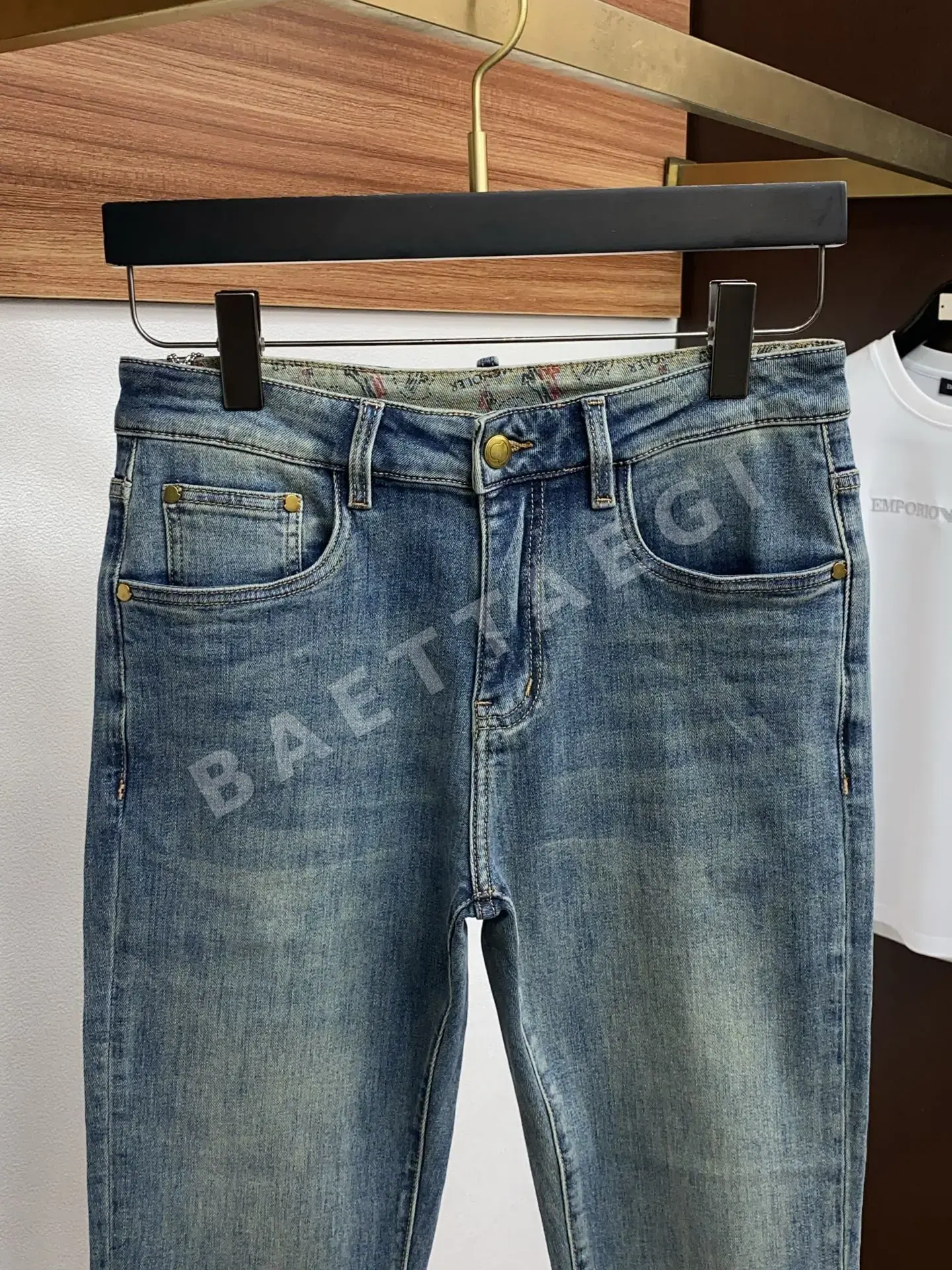 버버리 커스텀 데님 청바지 상세 이미지 3