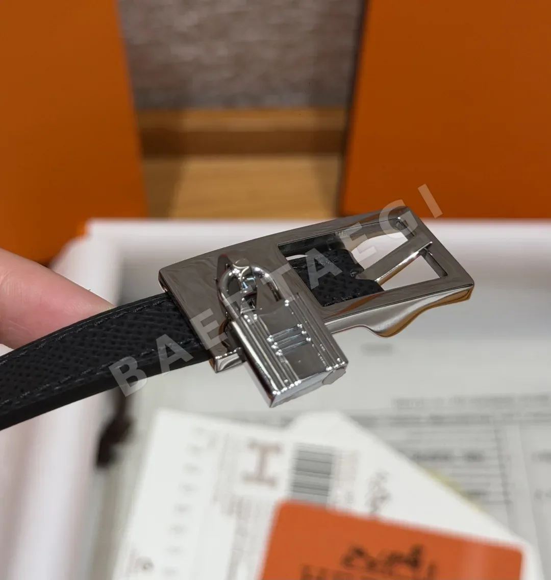 에르메스 H 벨트 15mm 리버서블 가죽 벨트 상세 이미지 3