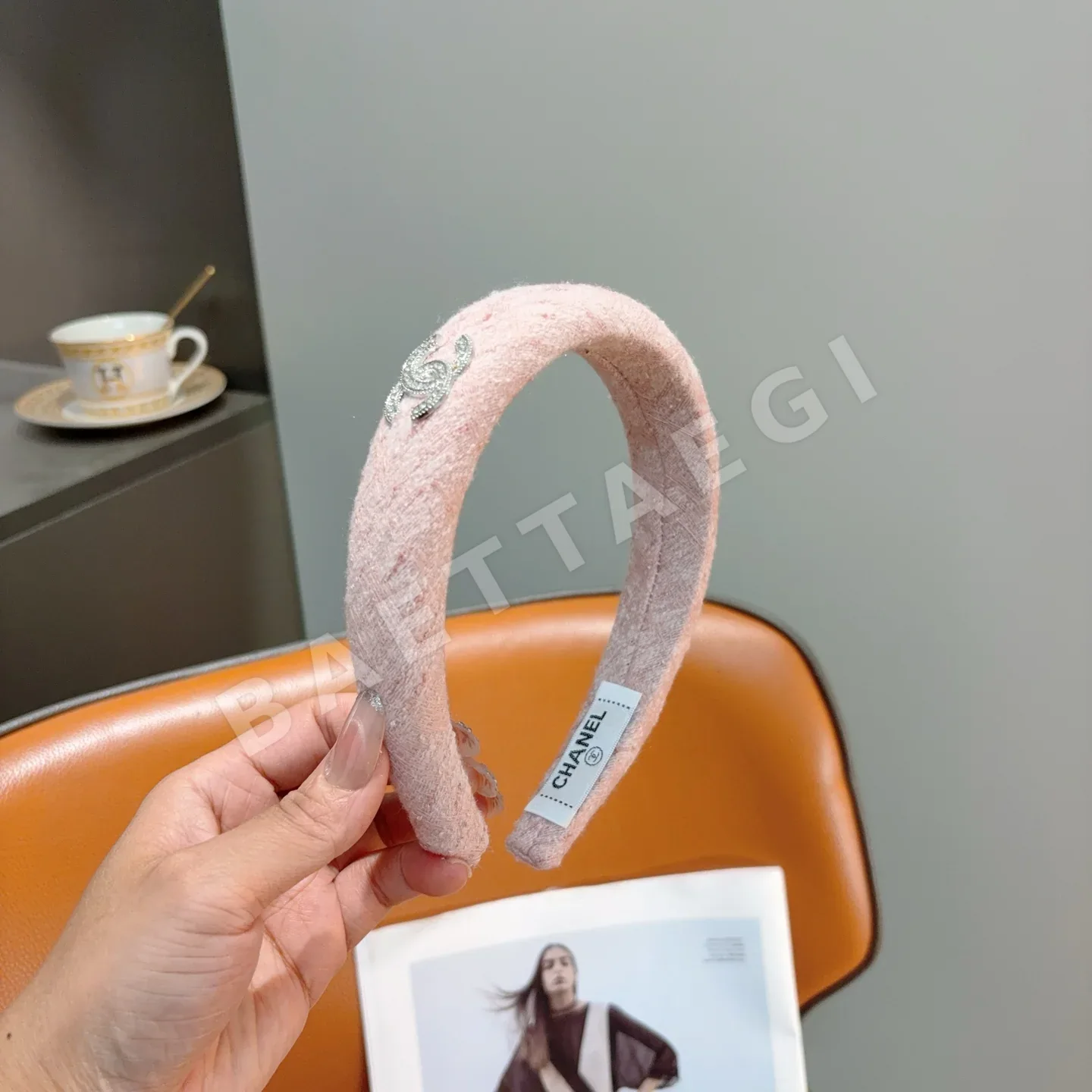 샤넬 레트로 헤어밴드 악세사리 상세 이미지 3