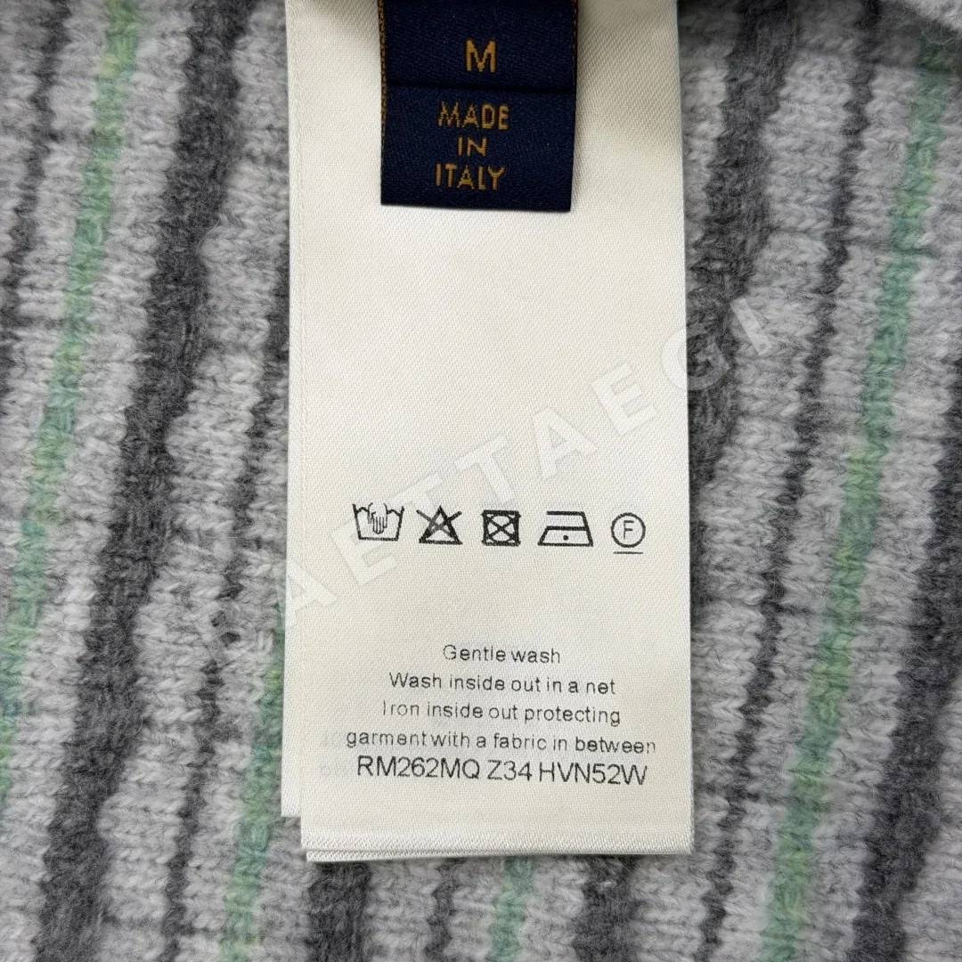 루이비통 LV 로고 크루넥 니트 남성용 상세 이미지 9