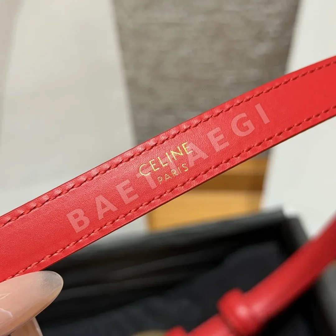 셀린느 메종 13mm 가죽 벨트 상세 이미지 8