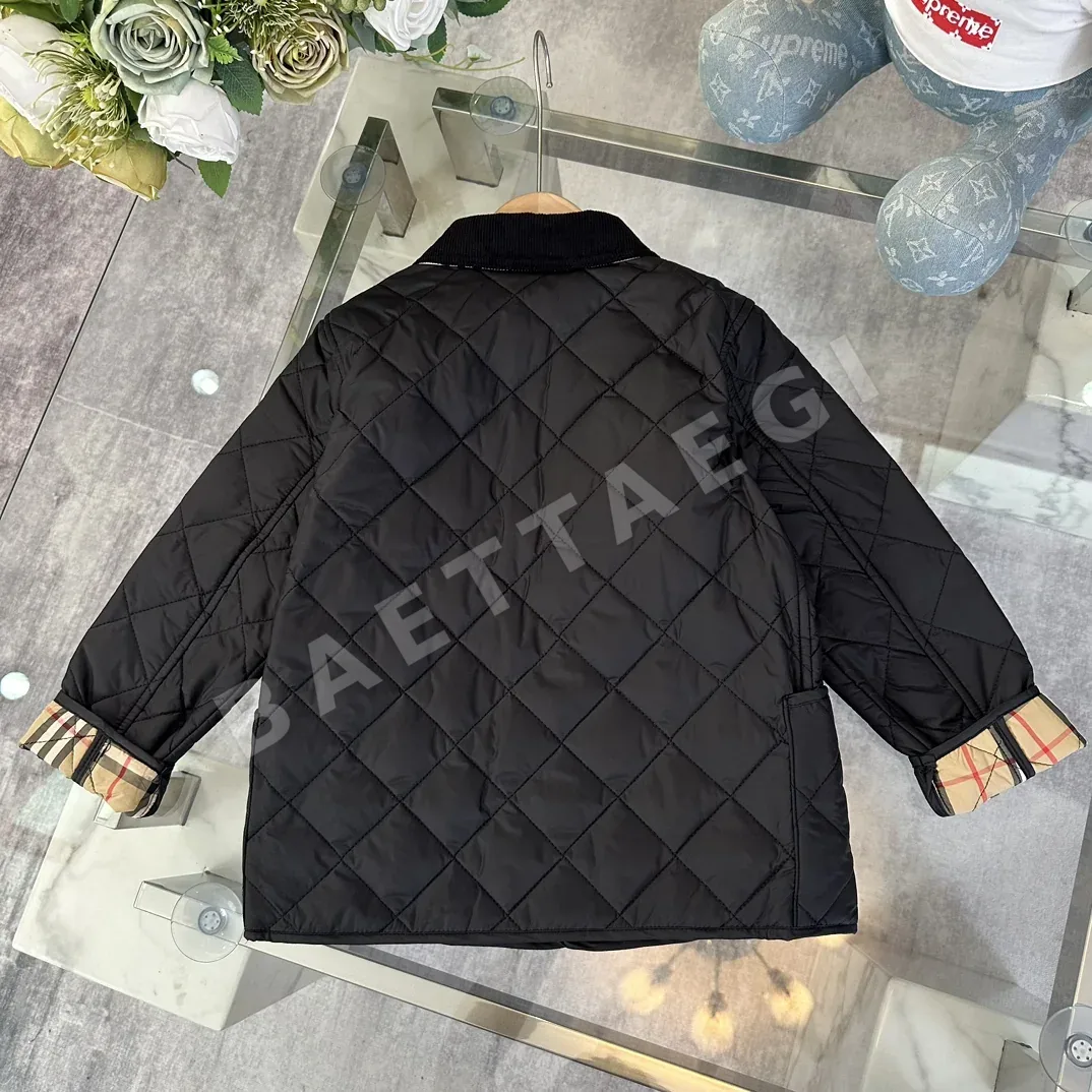 버버리 코듀로이 카라 키즈 코튼 재킷 상세 이미지 10