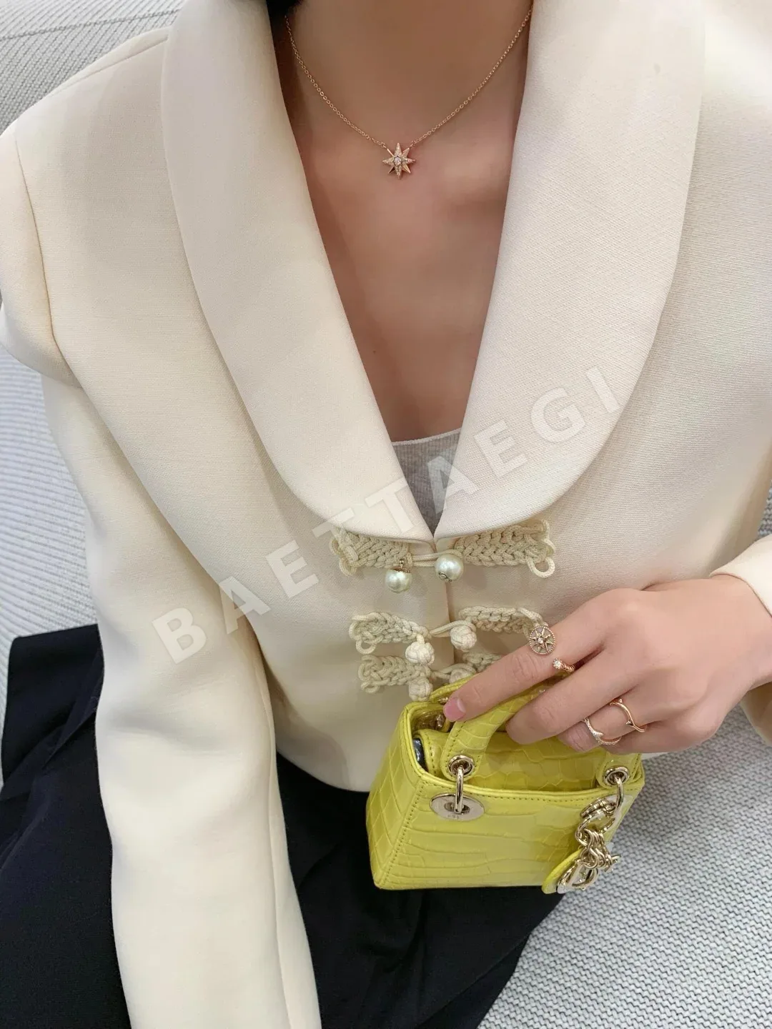 디올 에투알 데 방 로즈 골드 다이아몬드 목걸이 상세 이미지 2