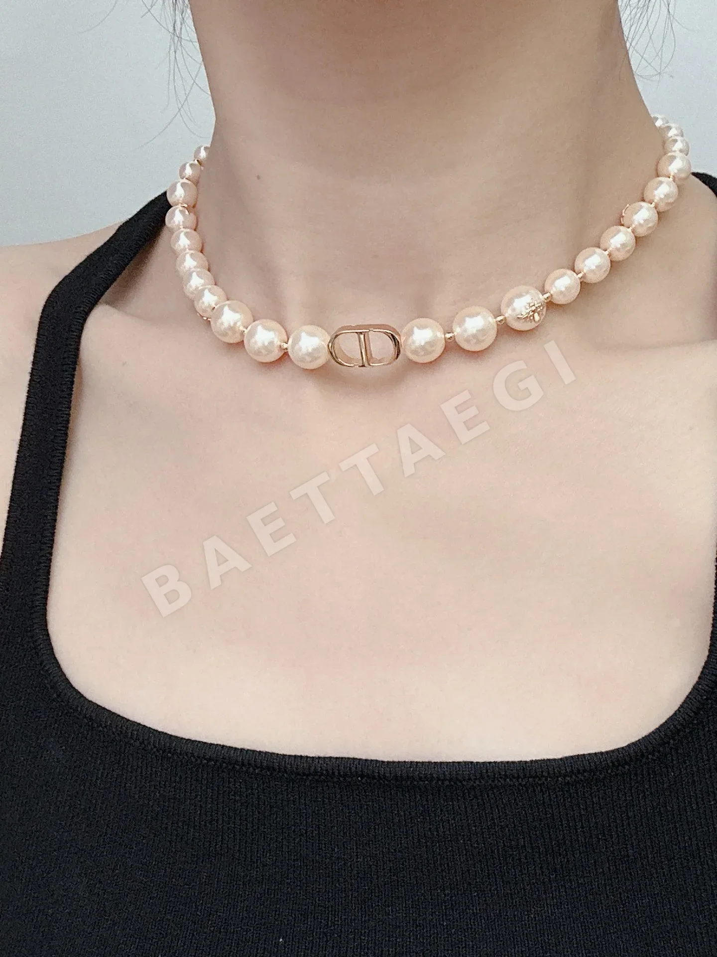 디올 심플 미니멀 목걸이 60459
