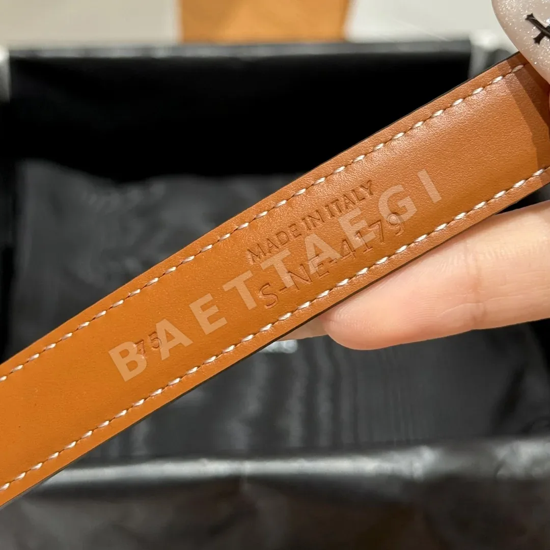 셀린느 트리옹 가죽 TRIOMPHE 18mm 벨트 상세 이미지 6