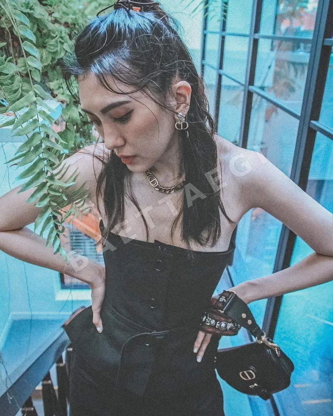 디올 CD 이니셜 목걸이 상세 이미지 2