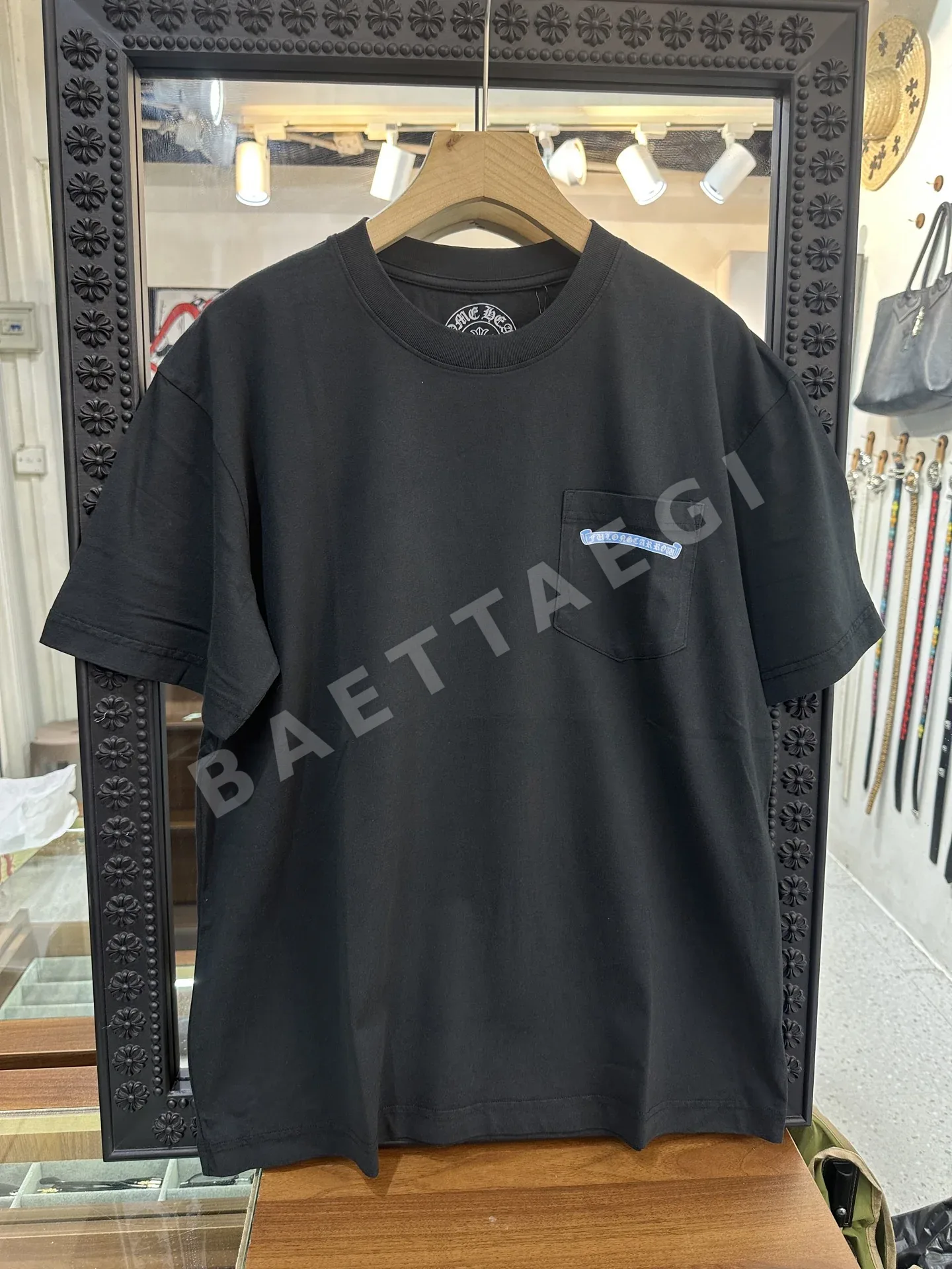크롬하츠 크로스 프린트 남성 반팔티 49923