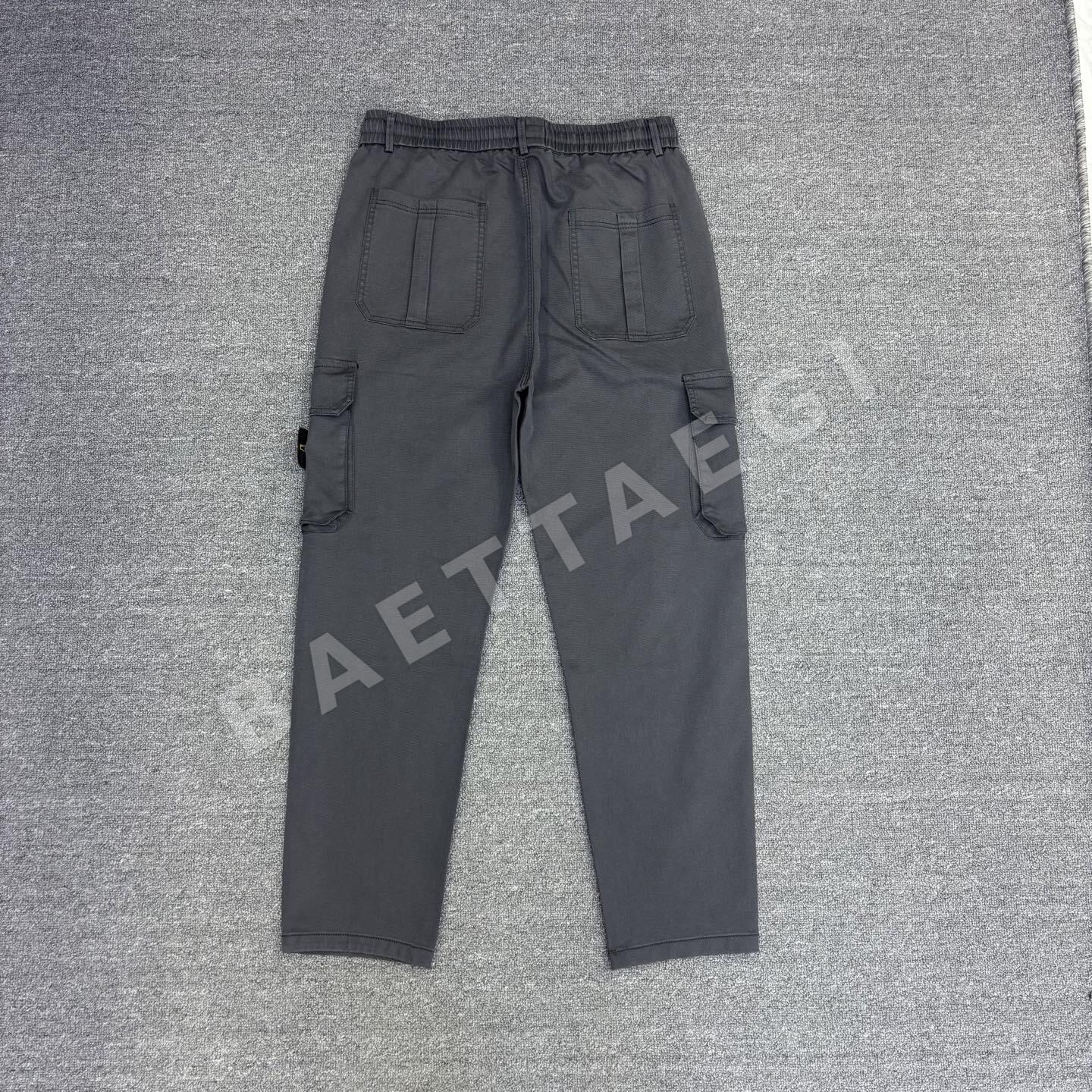 스톤아일랜드 멀티포켓 고무 허리 카고 팬츠 상세 이미지 4