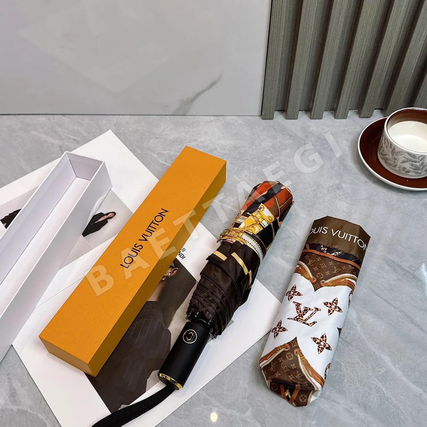 루이비통 3단 자동 접이식 우산 상세 이미지 7