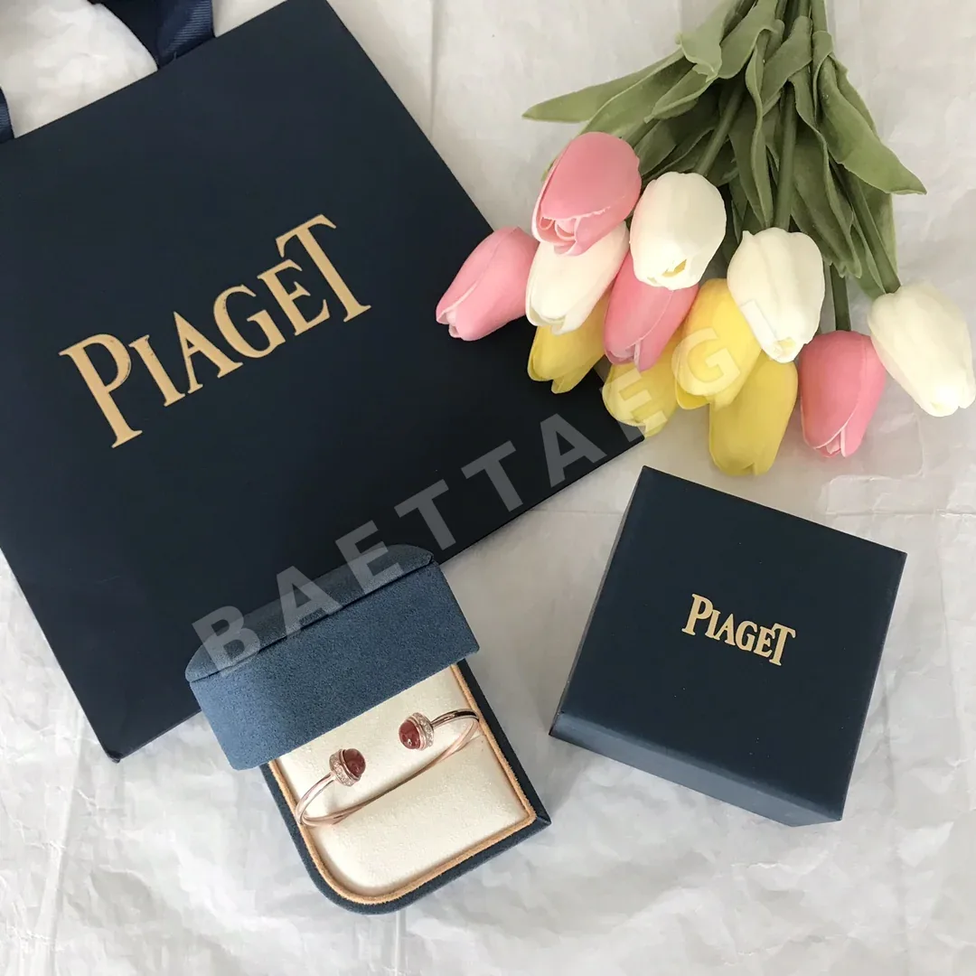 피아제 레드 아게이트 다이아몬드 스피닝 볼 팔찌 71692