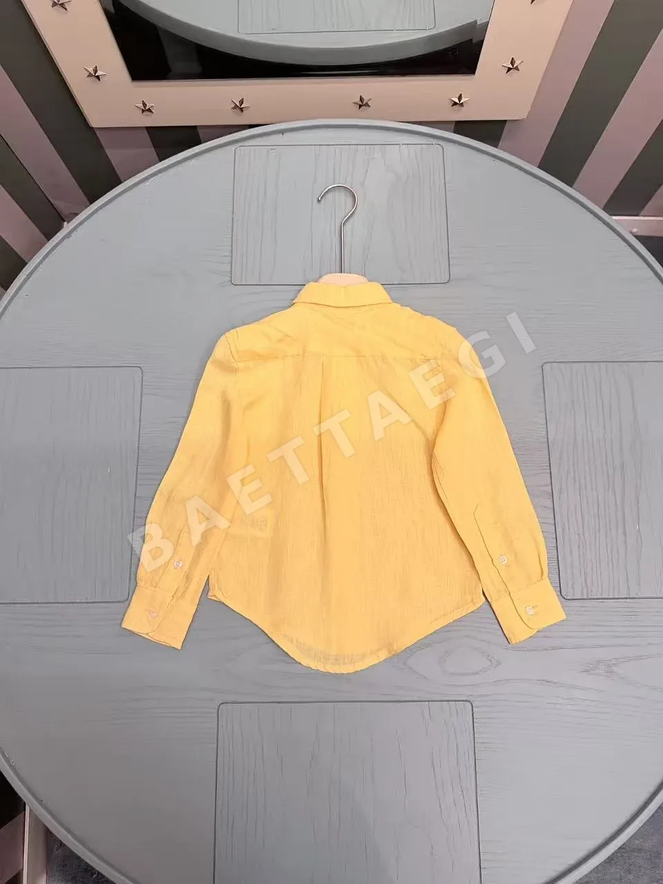 폴로 어린이용 린넨 긴소매 셔츠 상세 이미지 2