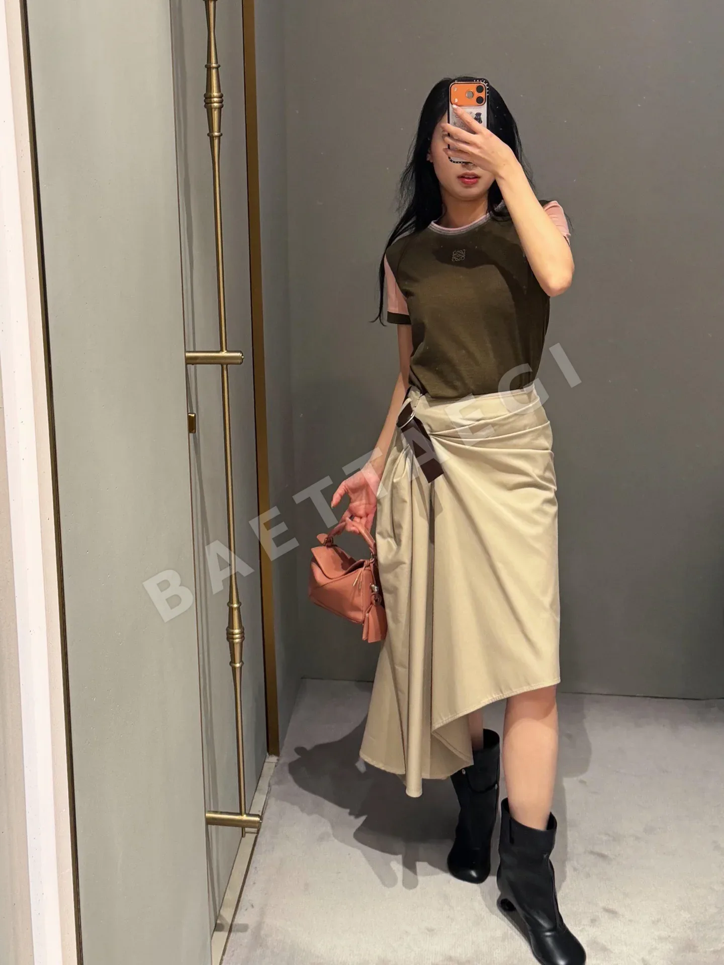 로에베 여성 스커트 상세 이미지 7