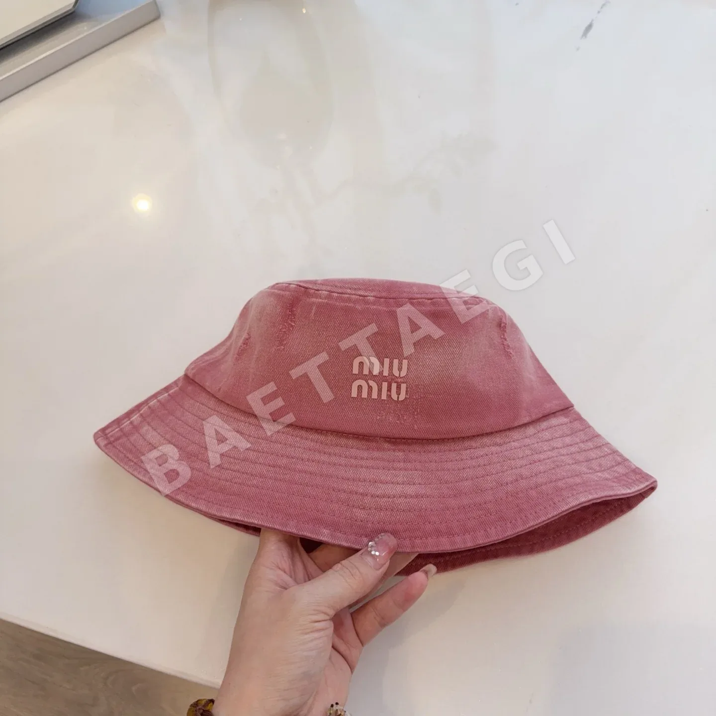 미우미우 모자 80897 Miu Miu Cap 상세 이미지 9