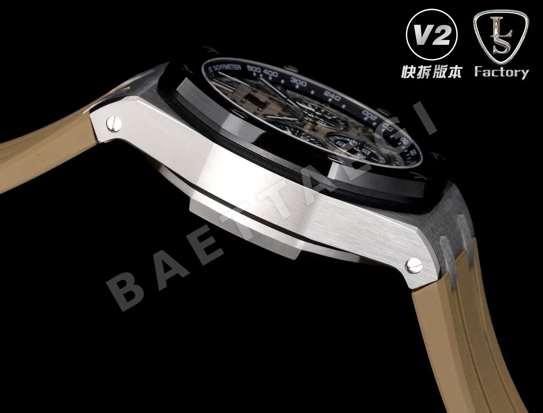 오데마피게 로열오크 오프쇼어 43mm 스테인리스 스틸 남성 시계 상세 이미지 7