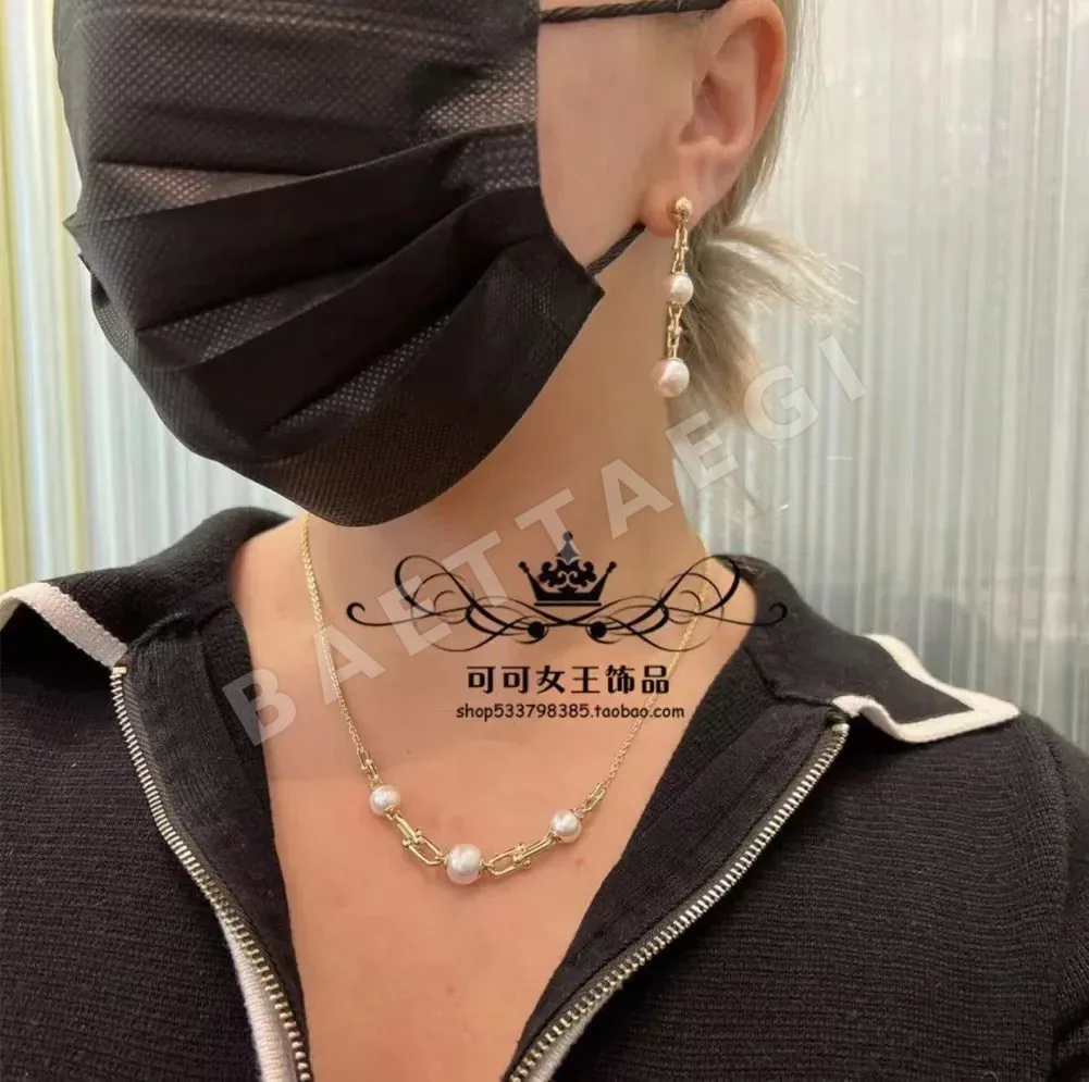 티파니 하드웨어 U자형 조인트 체인 목걸이 상세 이미지 2