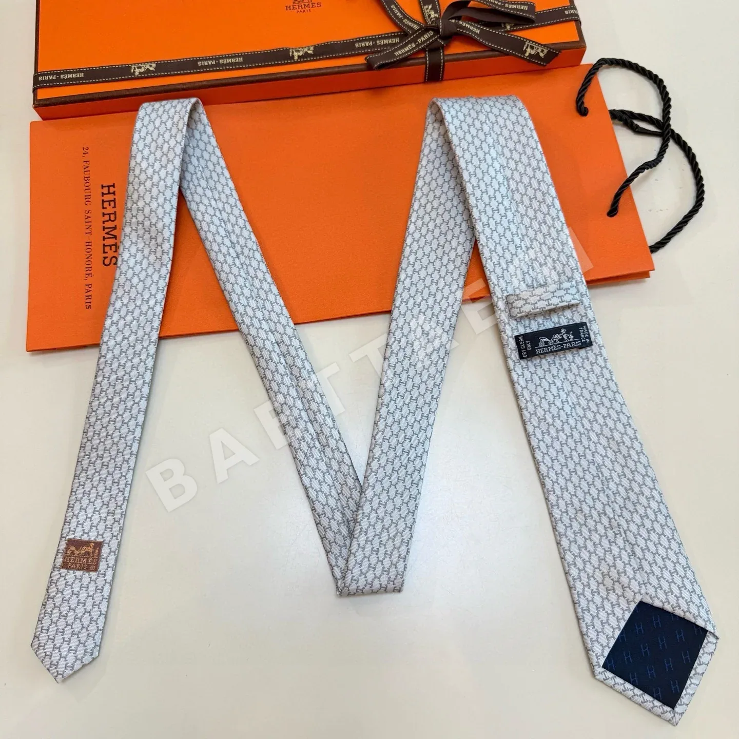에르메스 실크 헤비웨이트 넥타이 상세 이미지 5