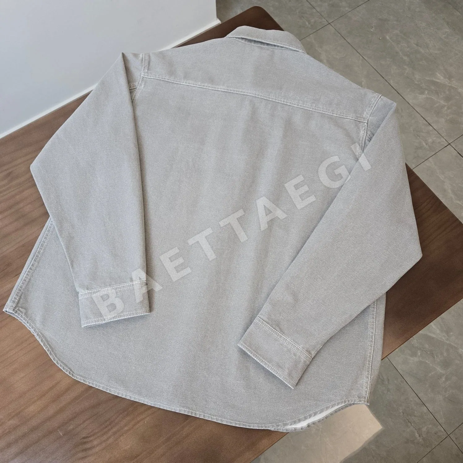 디올 데님 워싱 긴팔 셔츠 상세 이미지 2