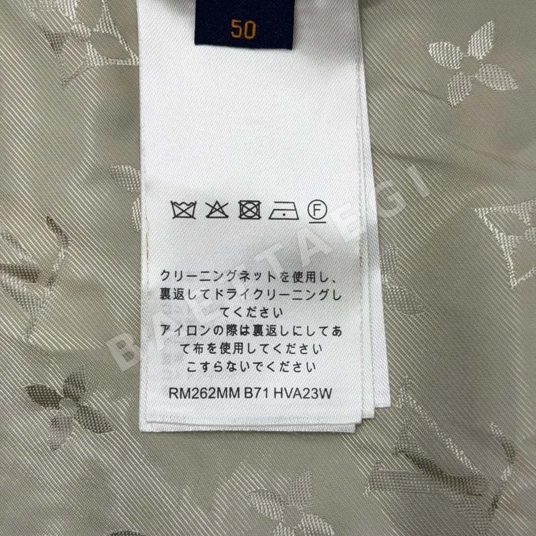 루이비통 워시드 데님 후드 자켓 상세 이미지 9