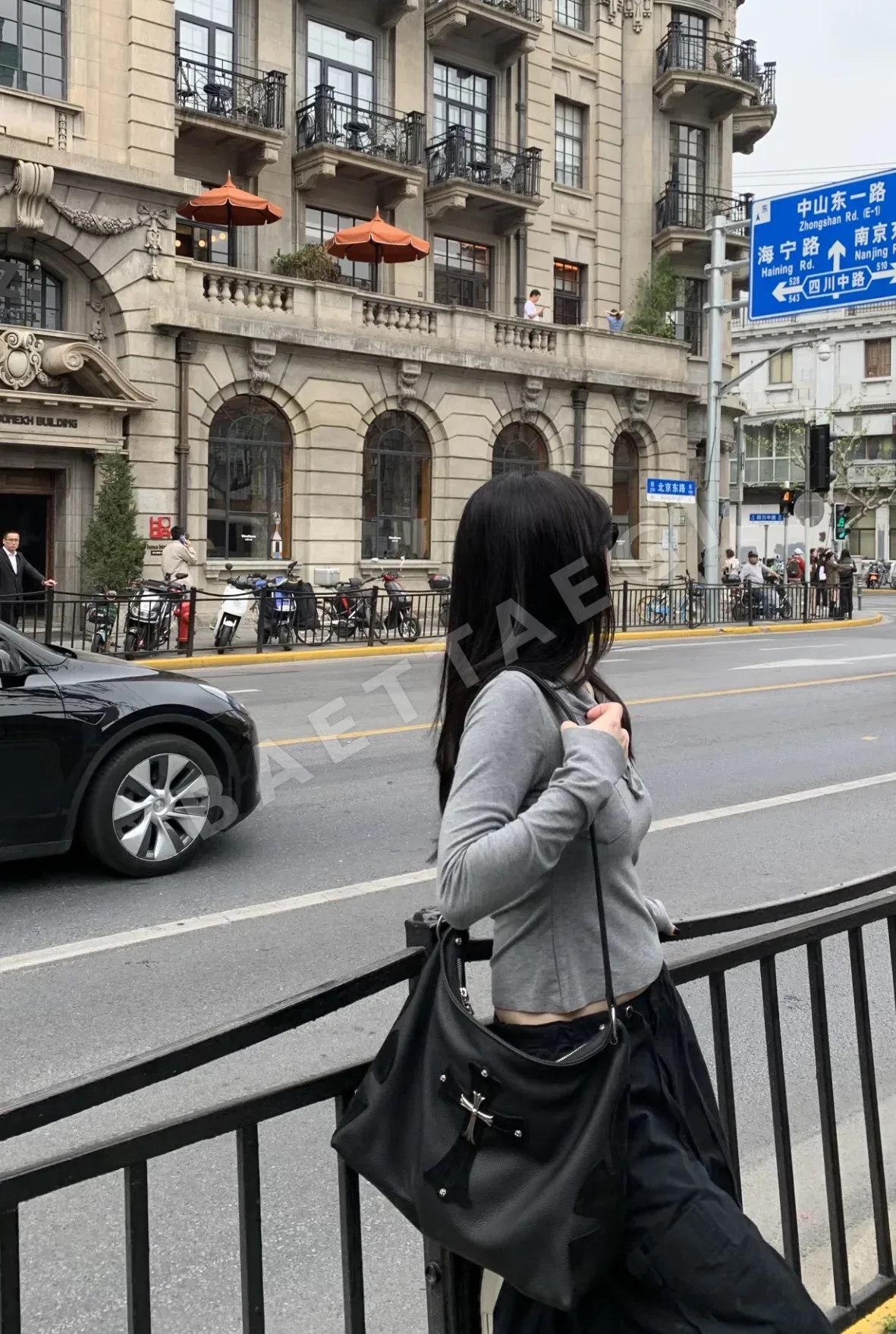 크롬하츠 블랙 워리어 라이언 소가죽 크로스바디 가방 상세 이미지 11