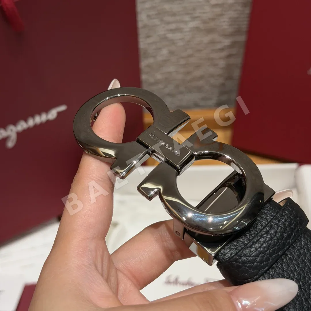 페레가모 간치니 버클 양면 조절 벨트 35mm 상세 이미지 5