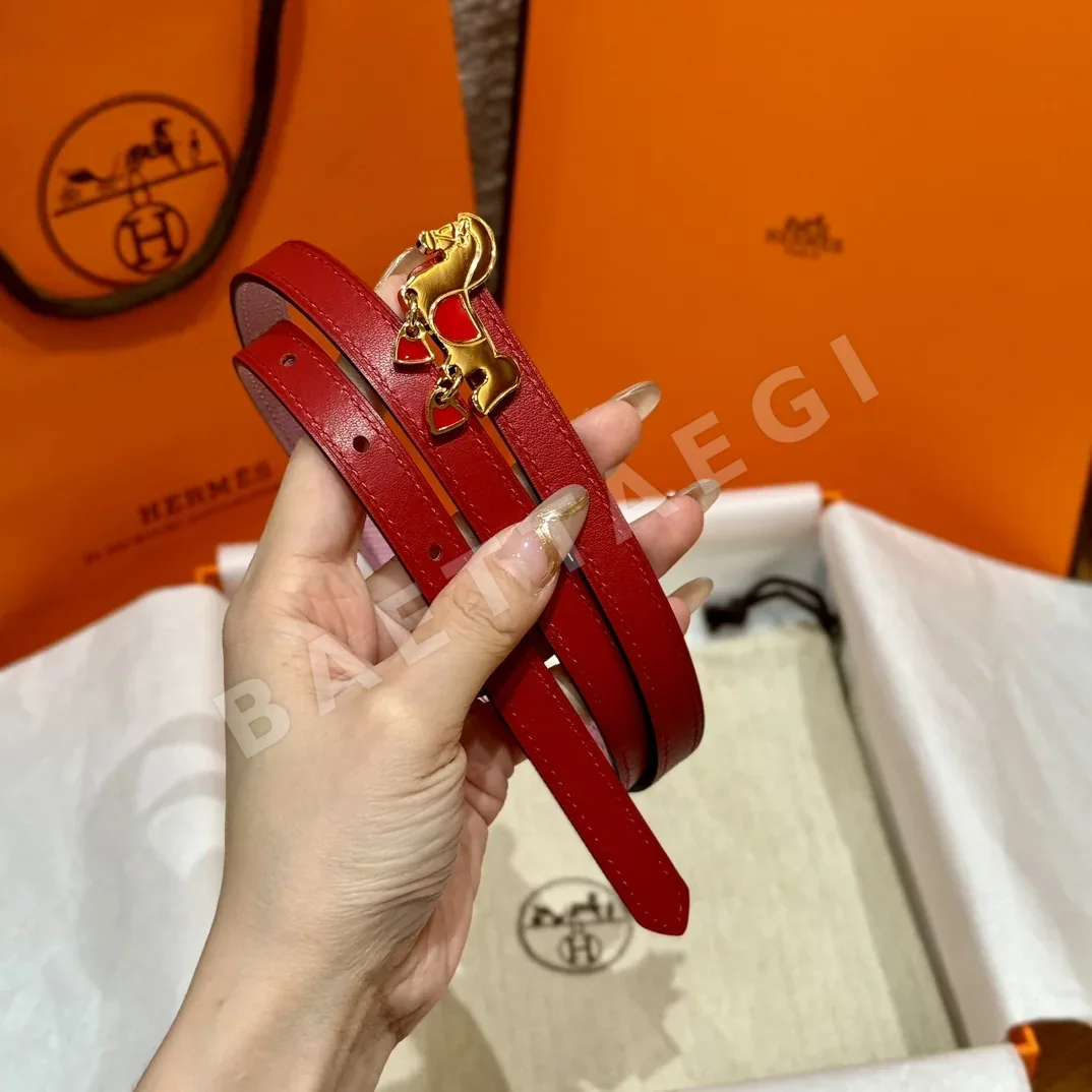 에르메스 그르낭 양면 송아지가죽 벨트 상세 이미지 5