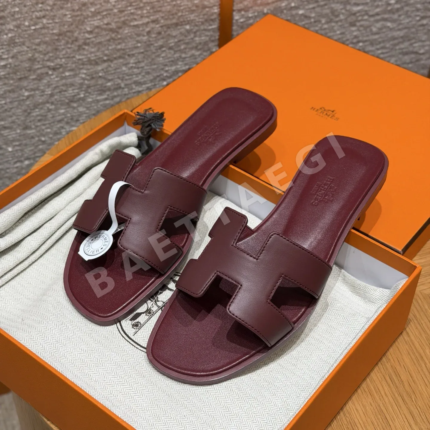 에르메스 오란 슬리퍼 98034