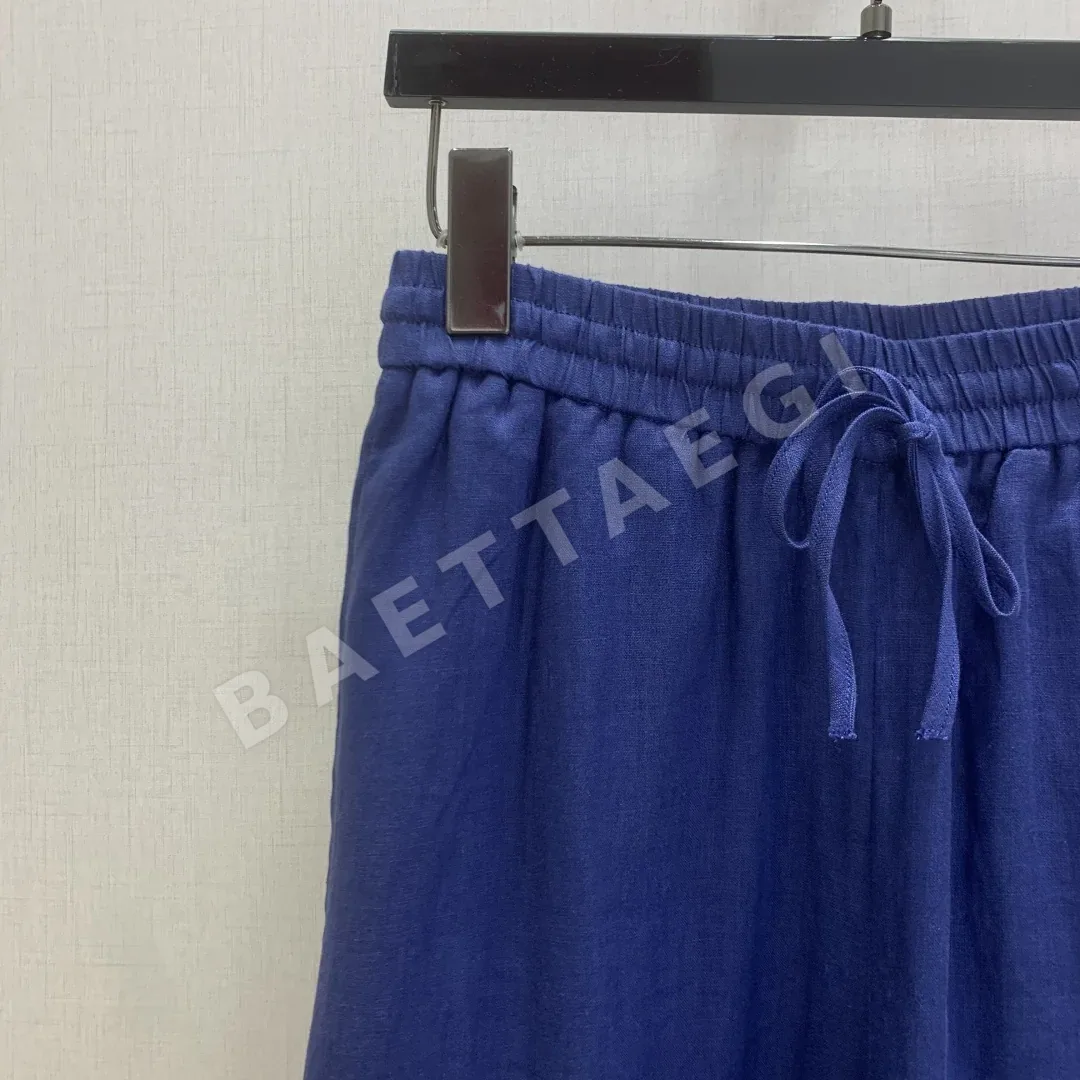 폴로 린넨 통기성 여성 바지 상세 이미지 2