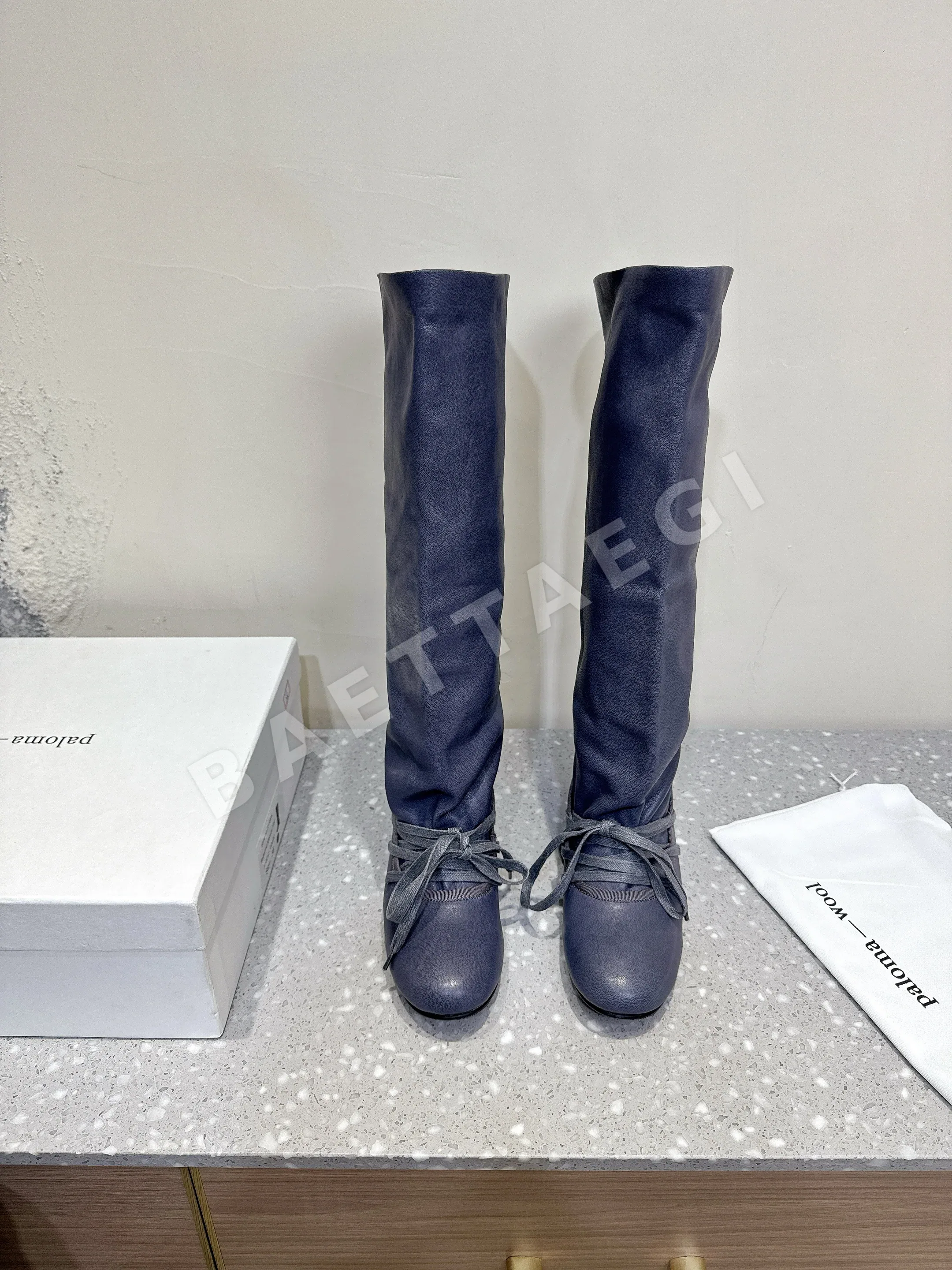 팔로마울 팔로마 청키힐 라운드토 슬립온 부츠 상세 이미지 10