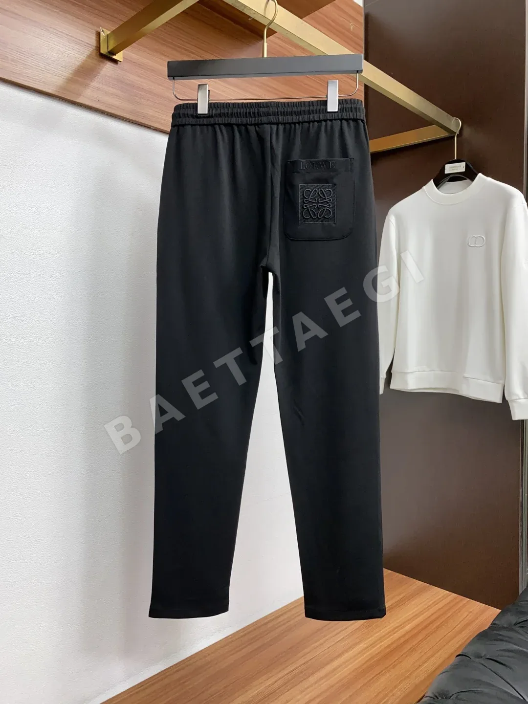 로에베 스트레이트 레그 남성 면 바지 상세 이미지 8
