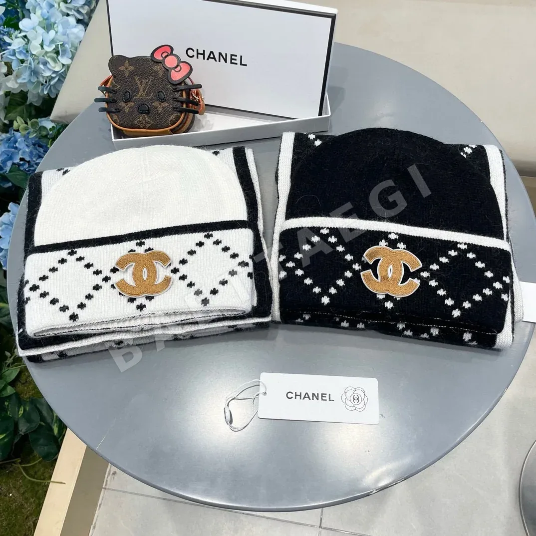 샤넬 머플러 세트 모자 상세 이미지 5