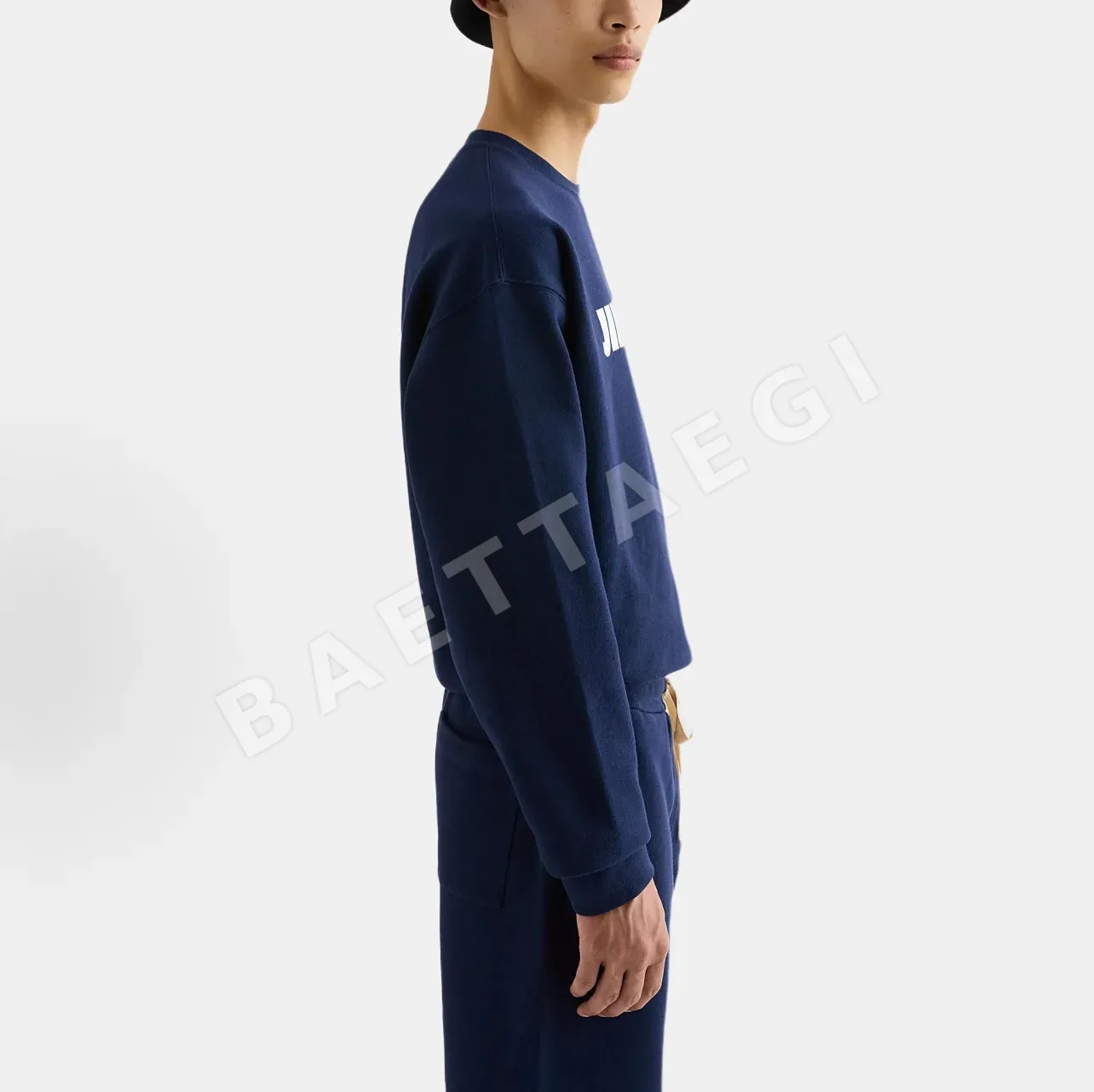 질샌더 클래식 로고 크루넥 남성 긴팔 스웨트셔츠 상세 이미지 11