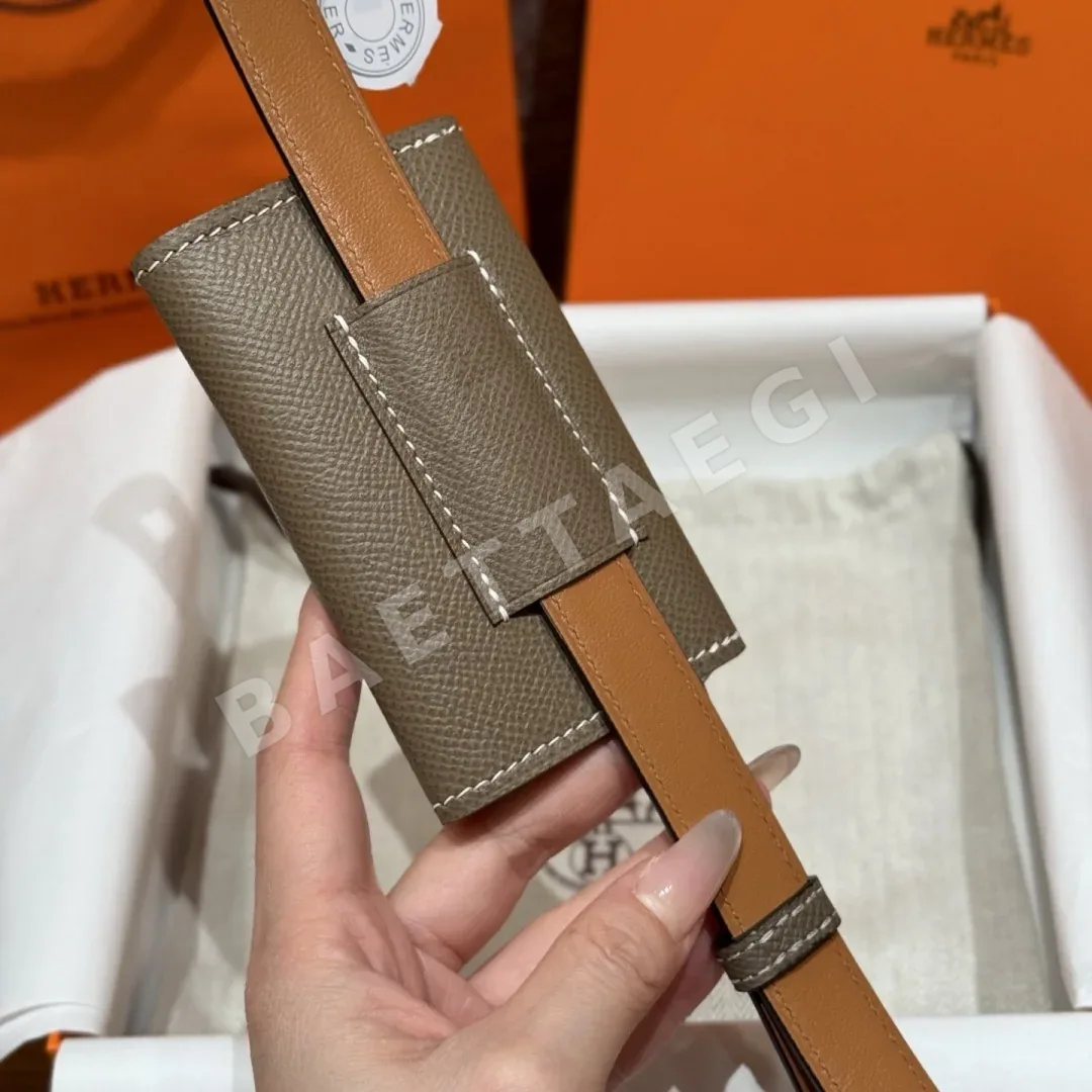 에르메스 켈리 버클 앱송 카프스킨 벨트 상세 이미지 8