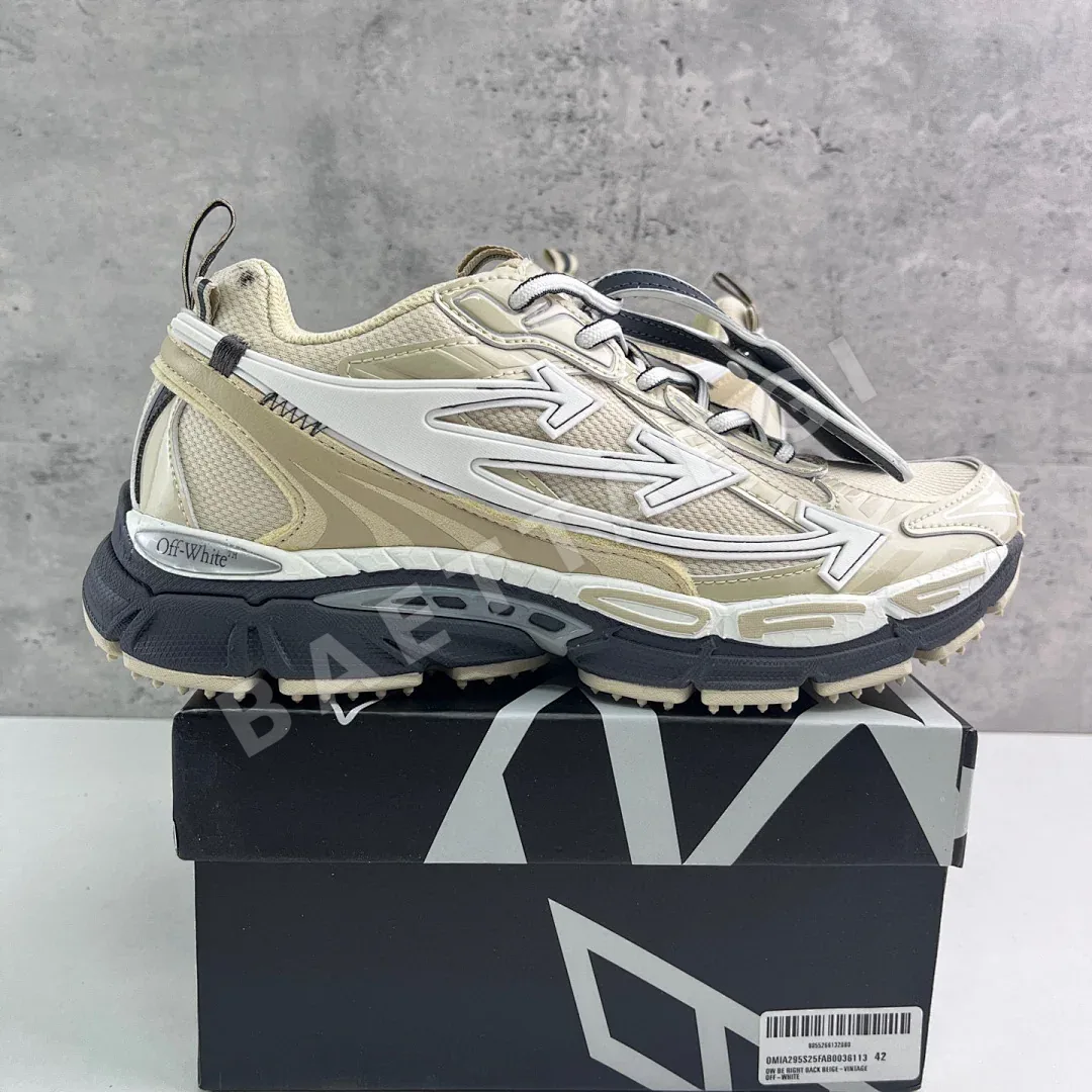 오프화이트 비 라이트 백 202393 Off White Be Right Back Light Beige