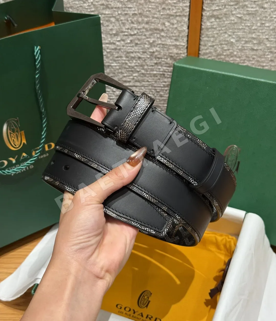 고야드 플로리다 롤러 버클 벨트 상세 이미지 2