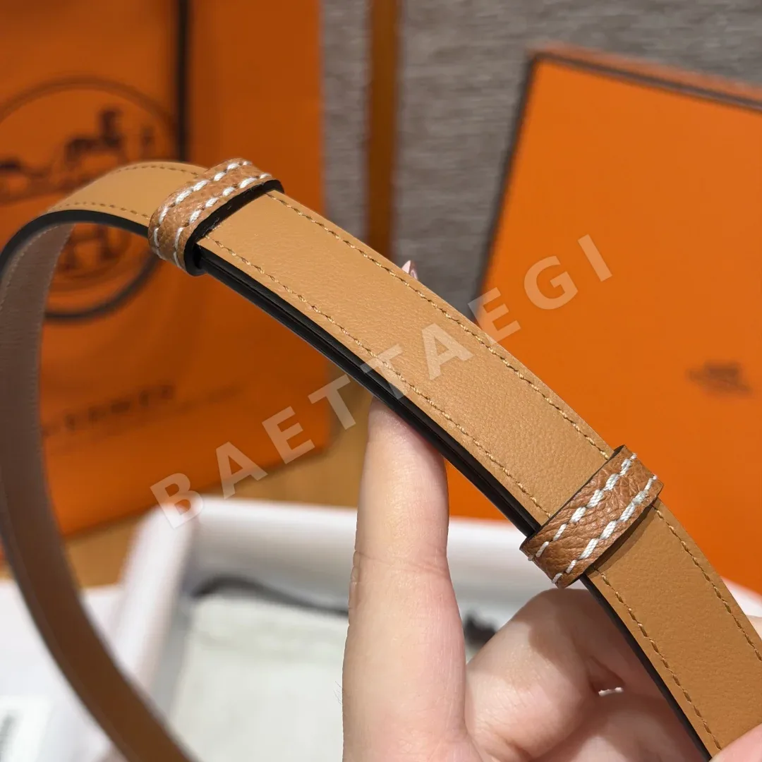 에르메스 H 앵커 체인 18mm 앱송 가죽 벨트 상세 이미지 9