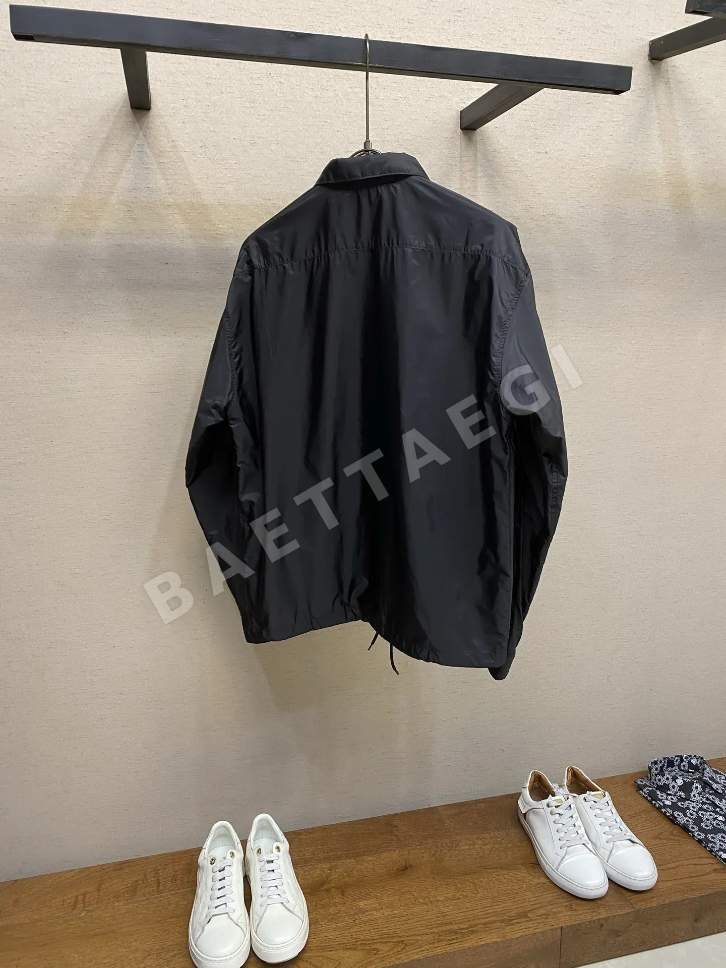 프라다 패치워크 컬러 남성 나일론 자켓 상세 이미지 2