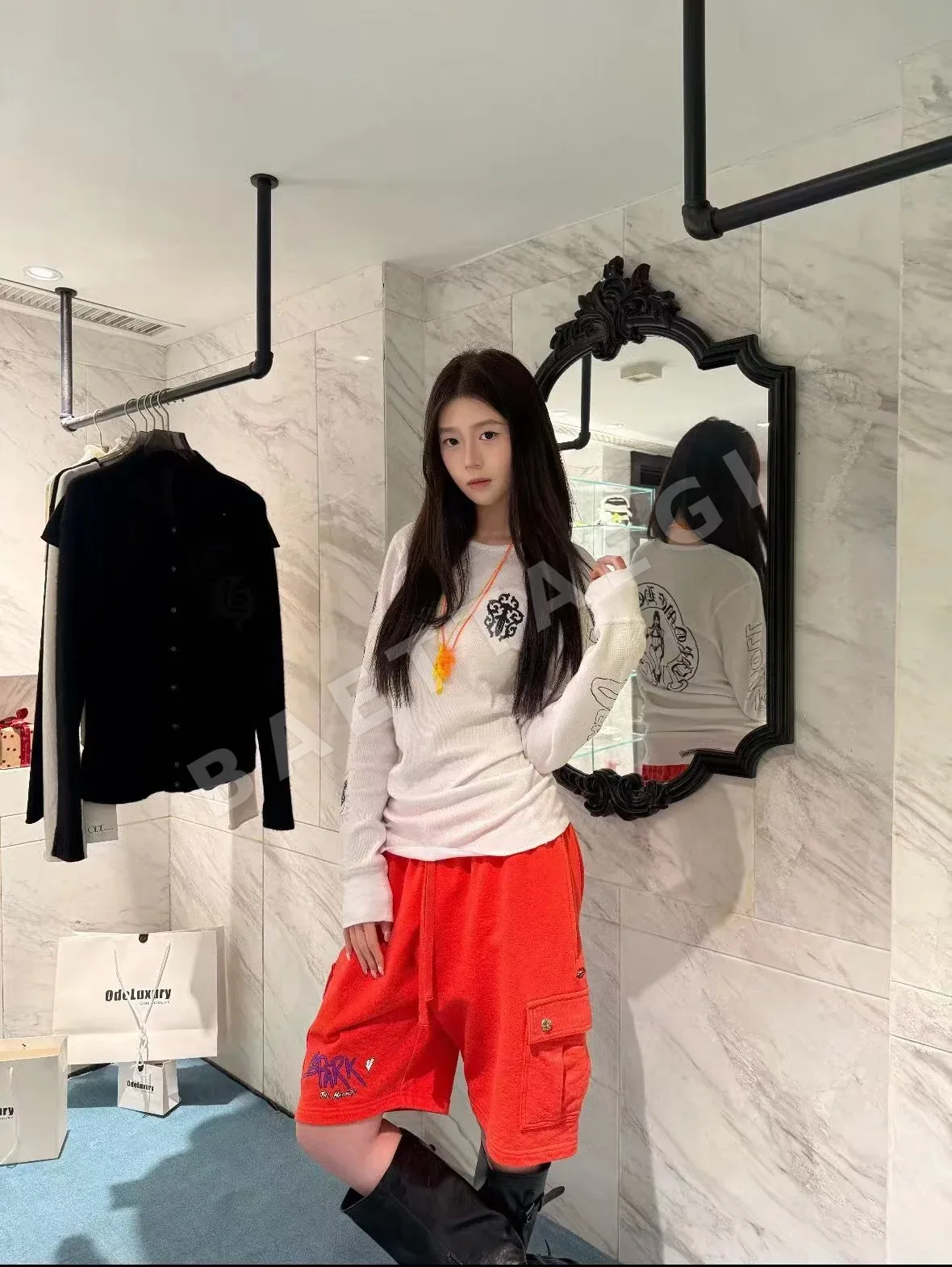 크롬하츠 매티 보이 그래피티 카고 남성 반바지 상세 이미지 6
