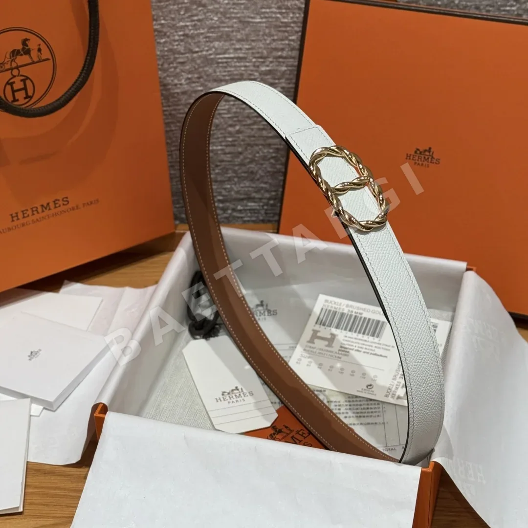 에르메스 마이용 토르소드 양면 가죽 벨트 상세 이미지 3