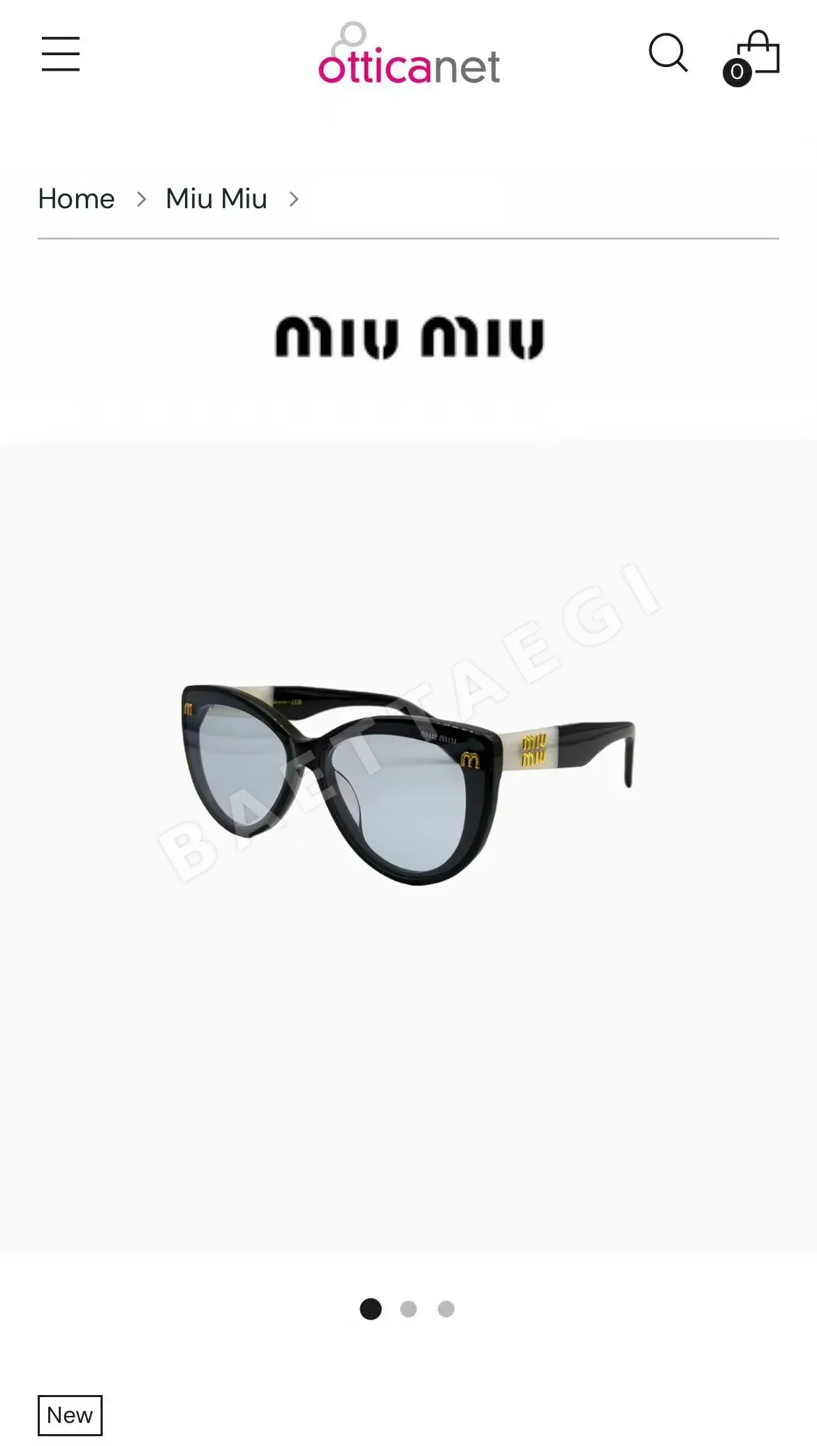 미우미우 MU65 ZS 선글라스 상세 이미지 3
