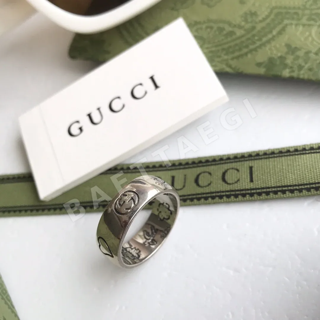 구찌 925 스털링 실버 반지 상세 이미지 4