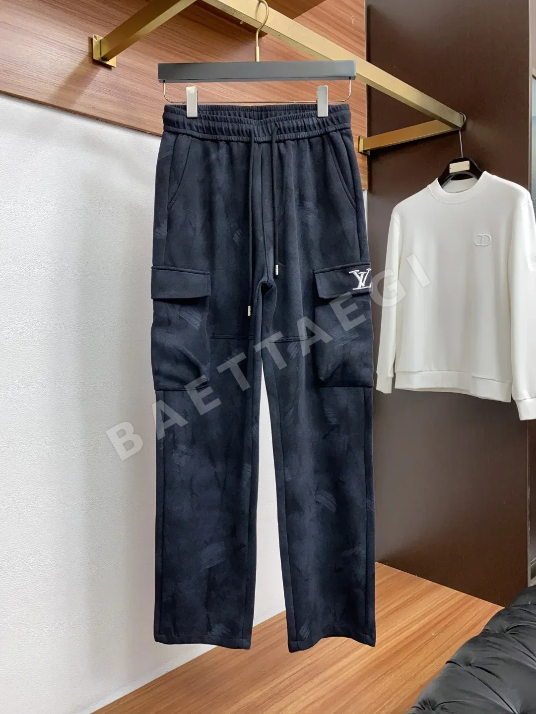 루이비통 코튼 캐주얼 남성 바지 상세 이미지 2