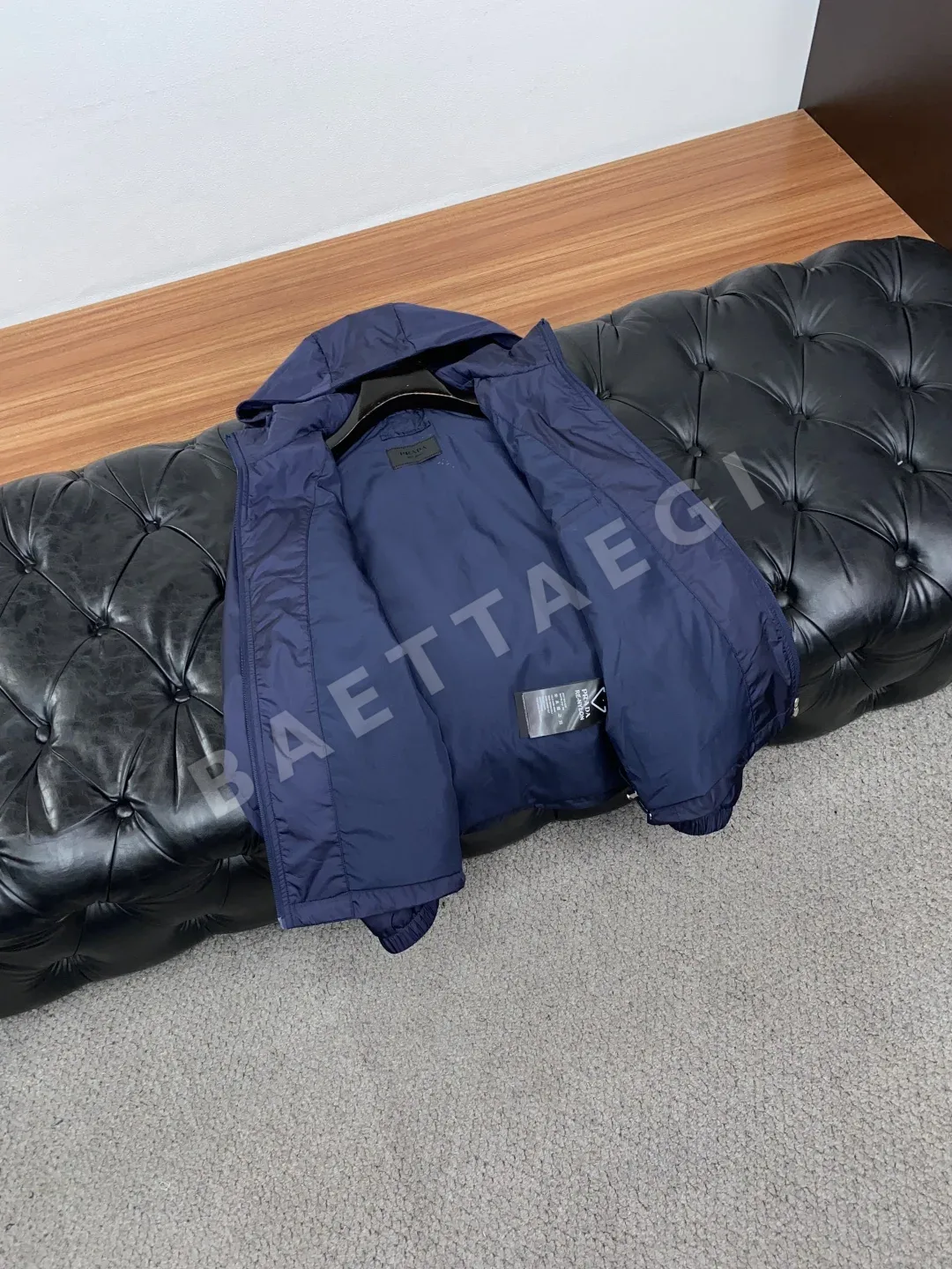 프라다 코튼 패드 남성 자켓 상세 이미지 7